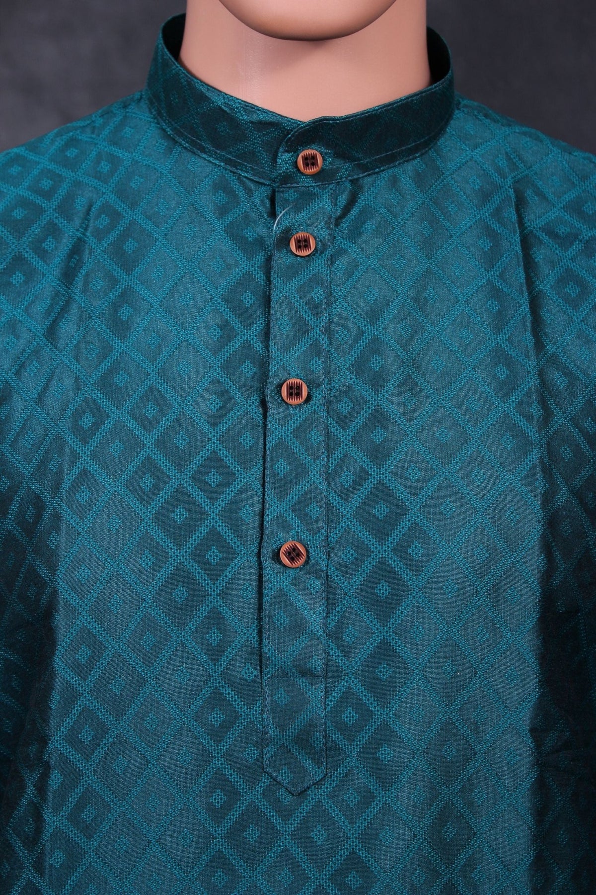 Elegant Men's Diamond Pattern Kurta for Timeless Style - JCSFashions Men JCS Fashions