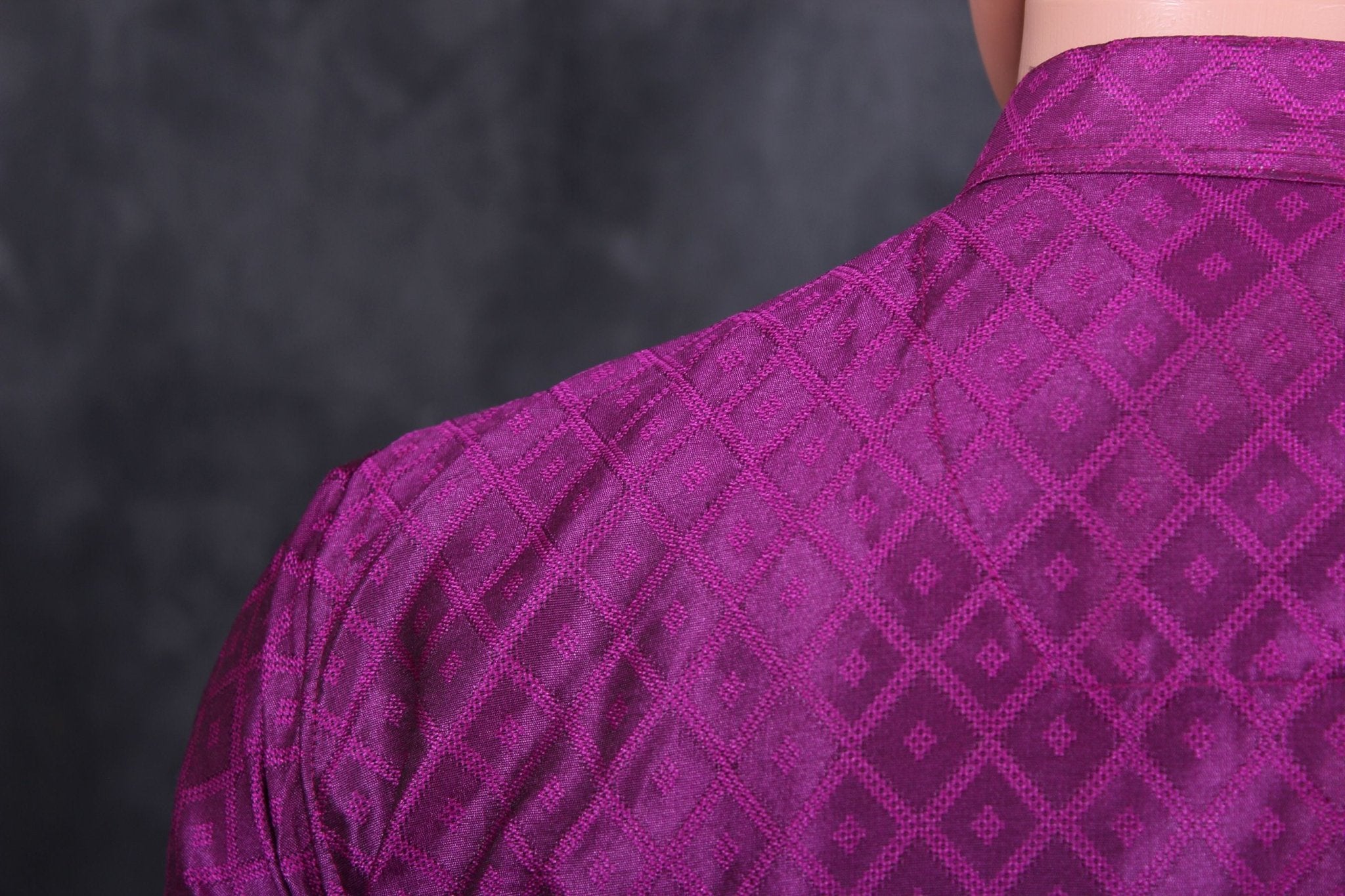 Elegant Men's Diamond Pattern Kurta - Perfect for Special Occasions Men JCS Fashions