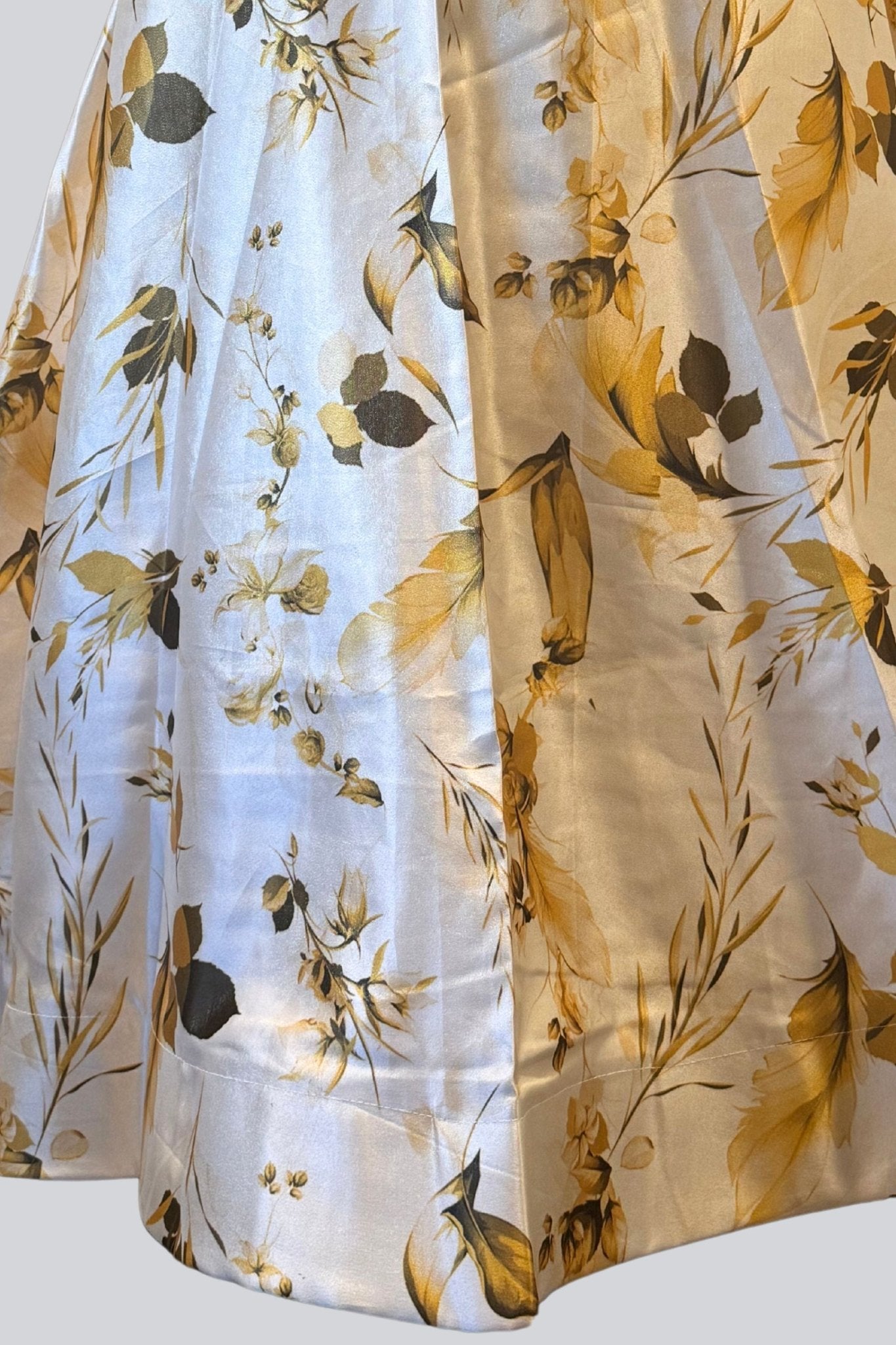 Elegant Printed Lehenga with Taffeta Silk Blouse and Dupatta Lehenga JCS Fashions