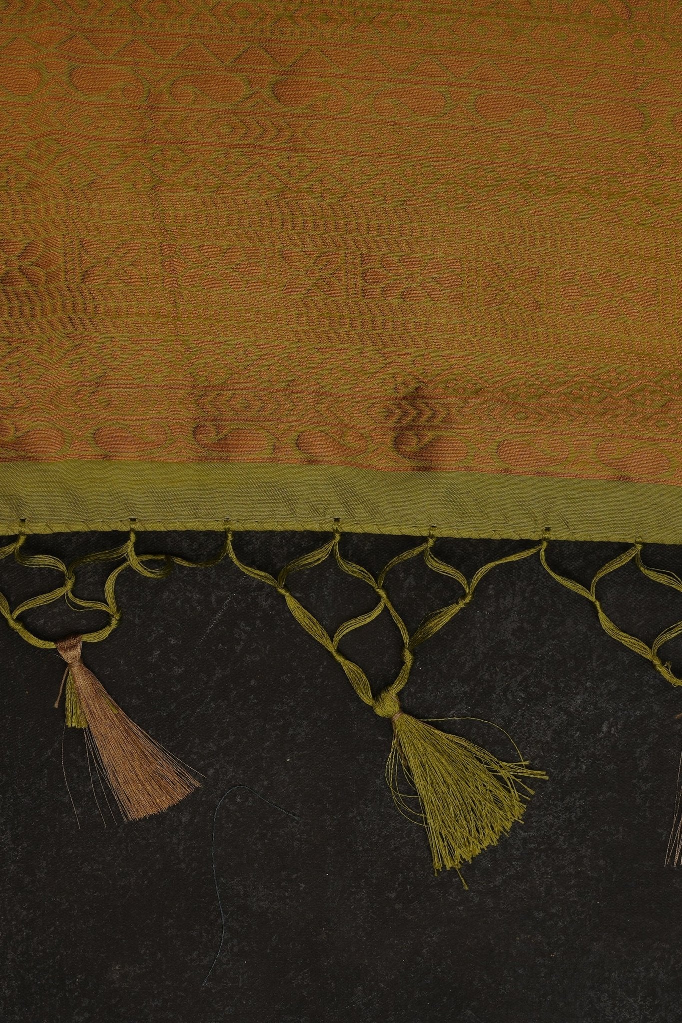 Elegant Rising Border Kanchipuram Semi-Silk Saree in Pista Green Saree JCS Fashions