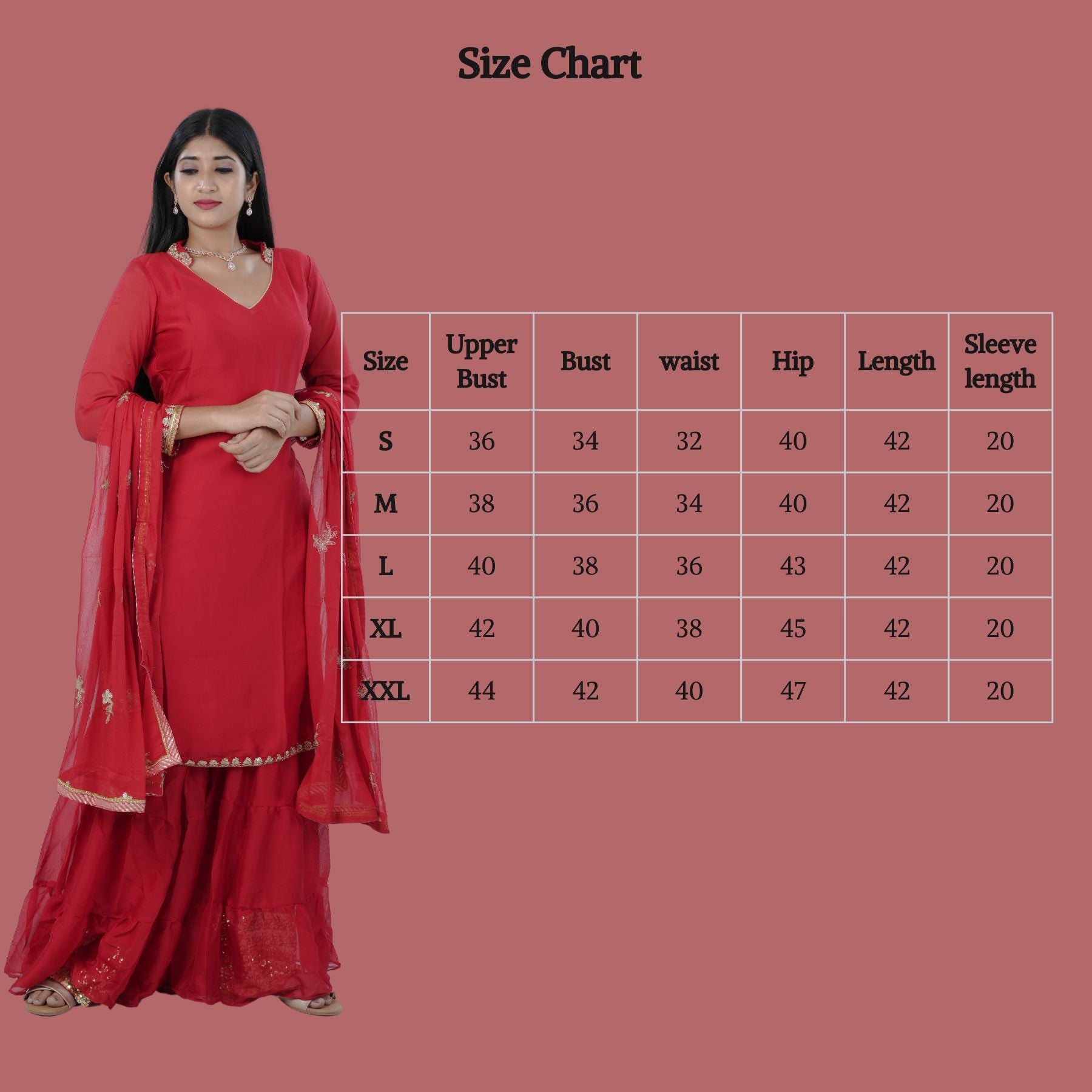 Enchanted Georgette Sharara Suit with Rich Embroidery and Sequin Details KURTI JCS Fashions