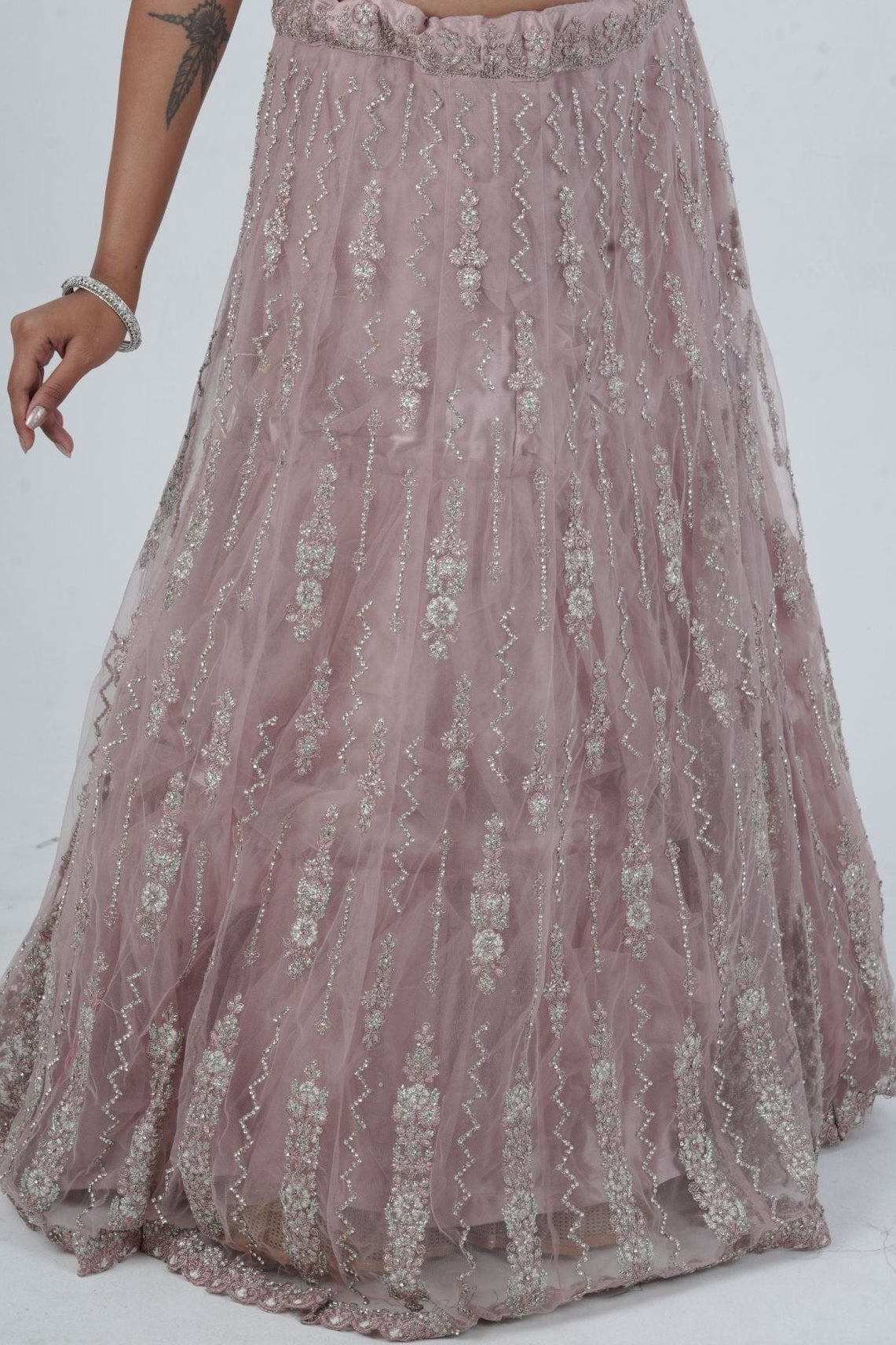 Enchanting Designer Bridal Lehenga with Exquisite Stone-Embellishments LEHENGA JCS Fashions