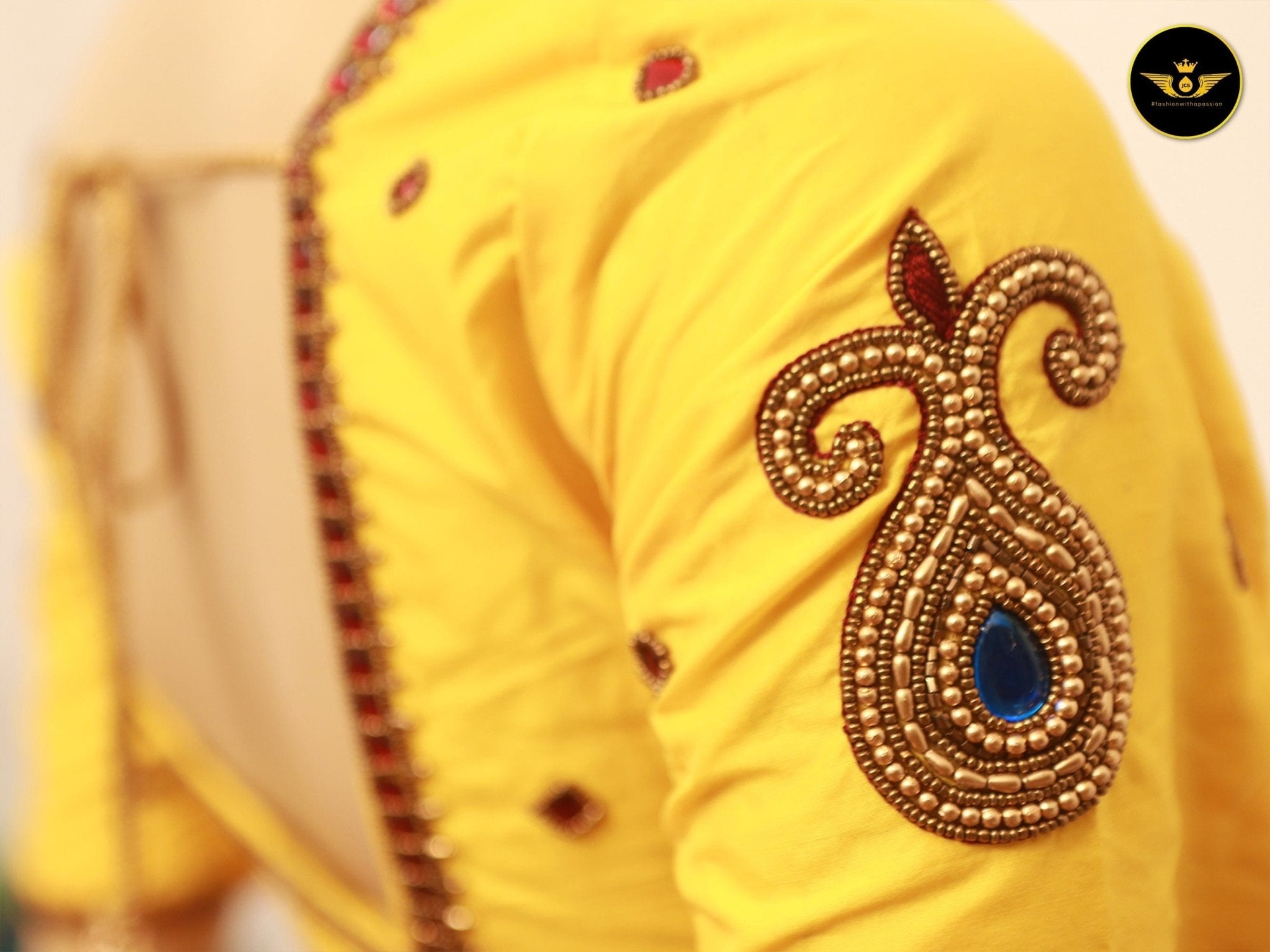 Exquisite Indian Aari Work Bridal Blouse For Women Blouse JCS Fashions