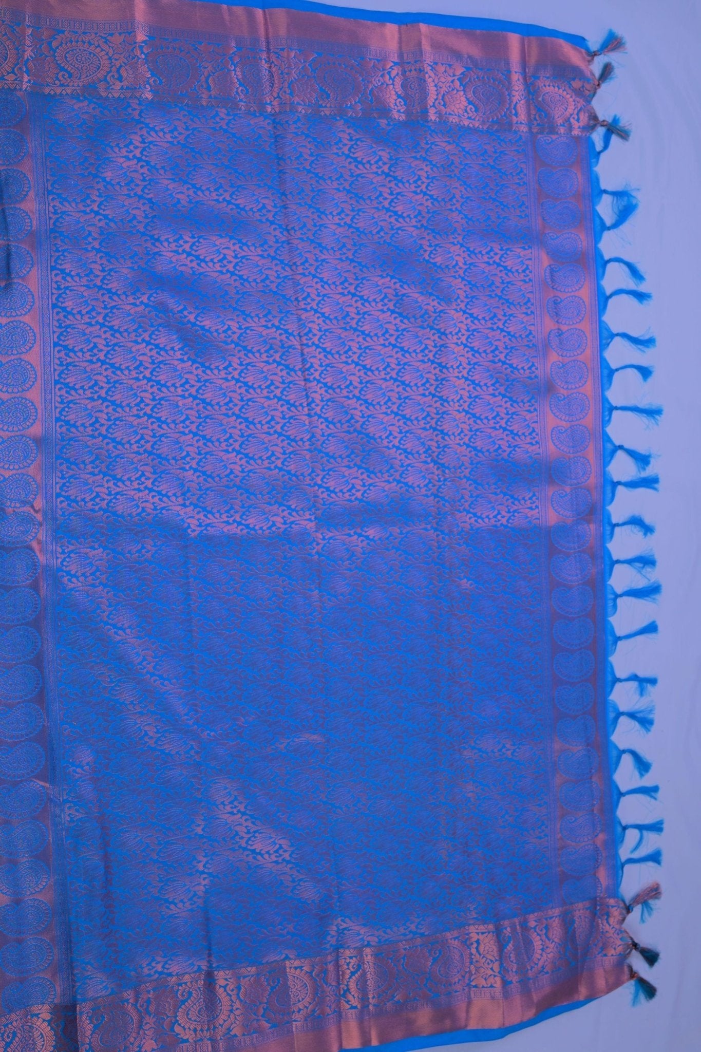 Exquisite Kanchipuram Pure Silk Saree with Golden Zari Weaving Saree JCS Fashions