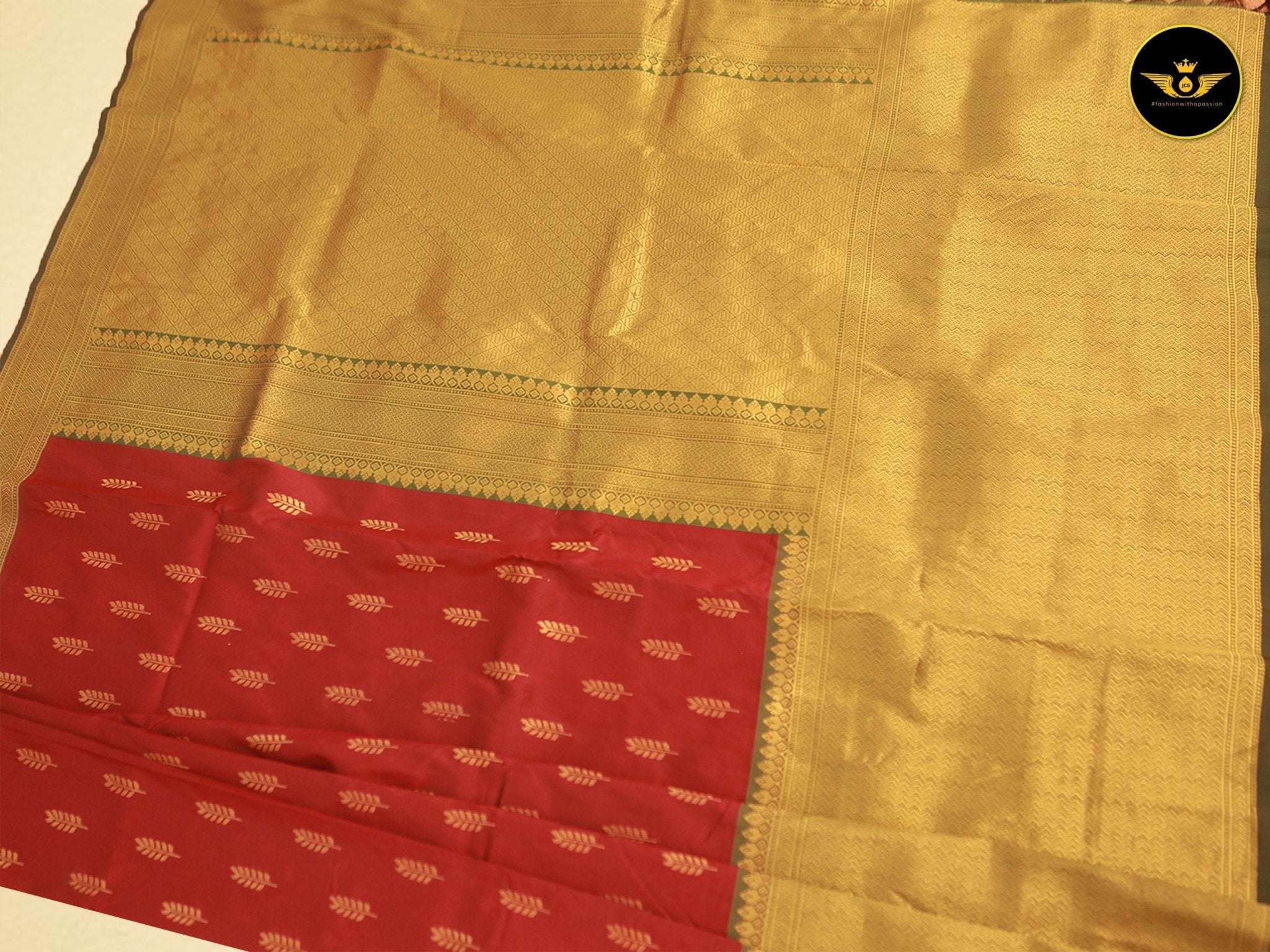 Exquisite Semi Silk Saree with Aari Work Blouse: Elevate Your Style! SAREE JCS Fashions Maroon 5.5 meters
