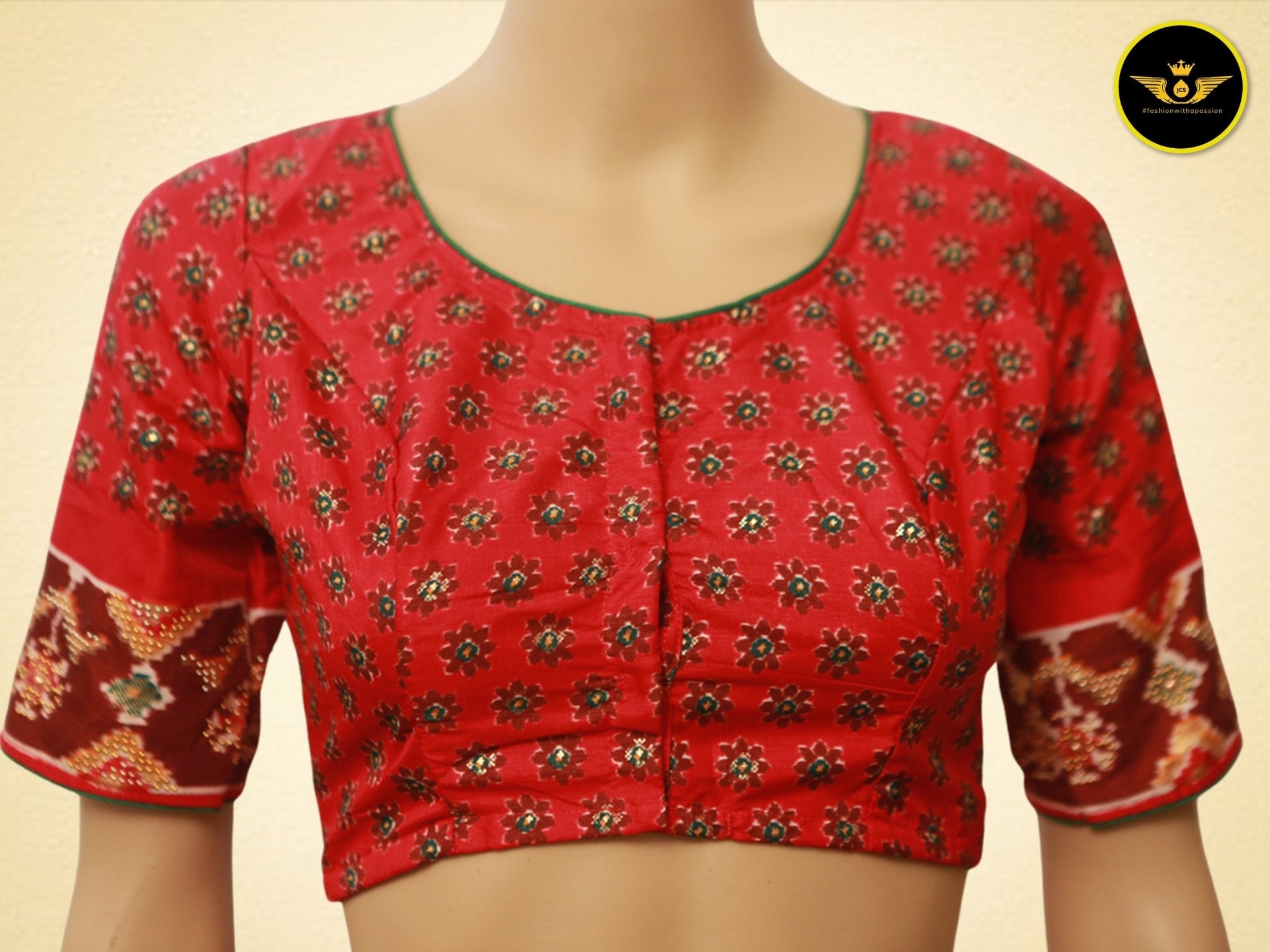 Exquisite Twill Ikkat Patola Silk Sarees with Contrast Borders Saree JCS Fashions