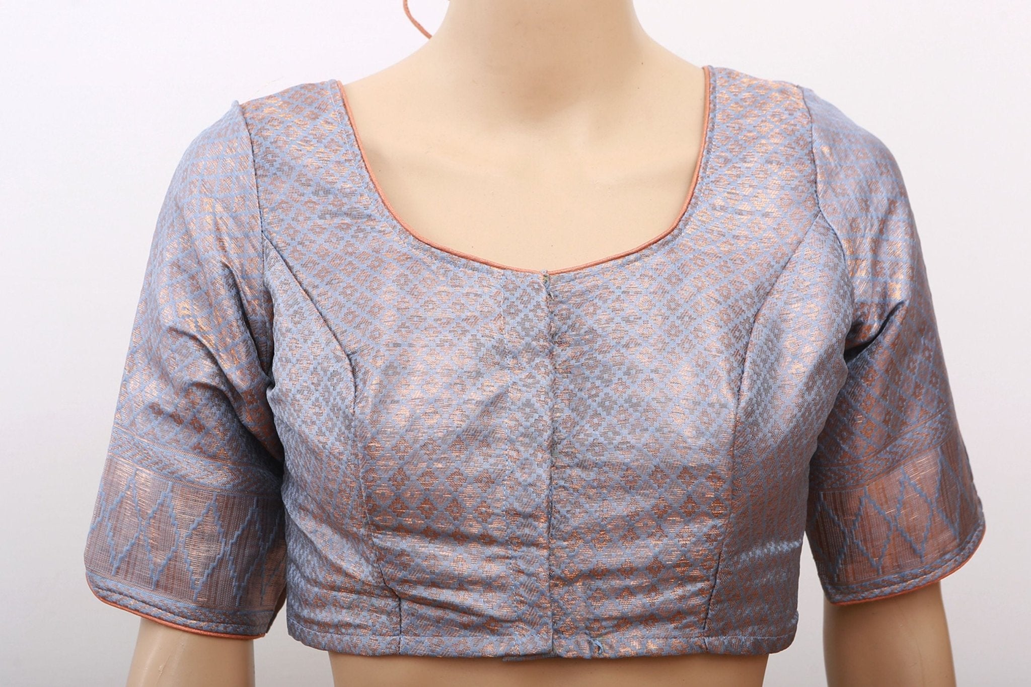 Golden Zari Temple Weaving Soft Semi-Silk Saree With Blouse SAREE JCS Fashions