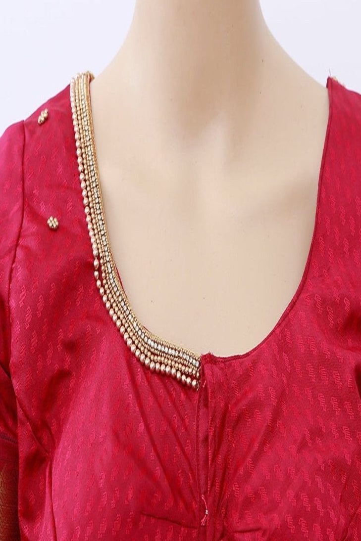 Green Korvai Buttis Semi Silk Saree: Designer Tassels, Maggam Work Blouse SAREE JCS Fashions