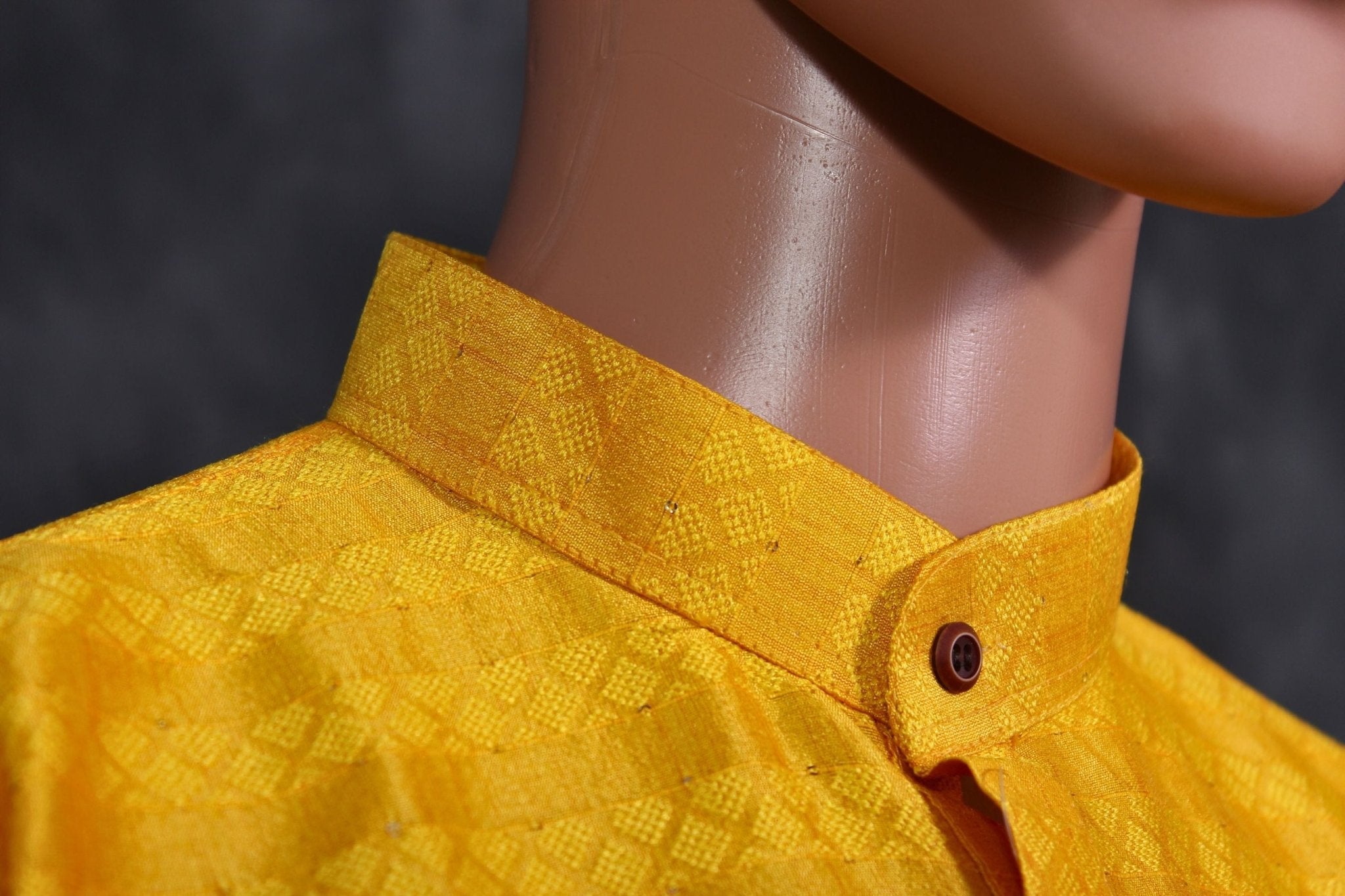 Hand-Sewn Sequin Men's Kurta Pyjama for Exquisite Haldi Ceremonies Men JCS Fashions