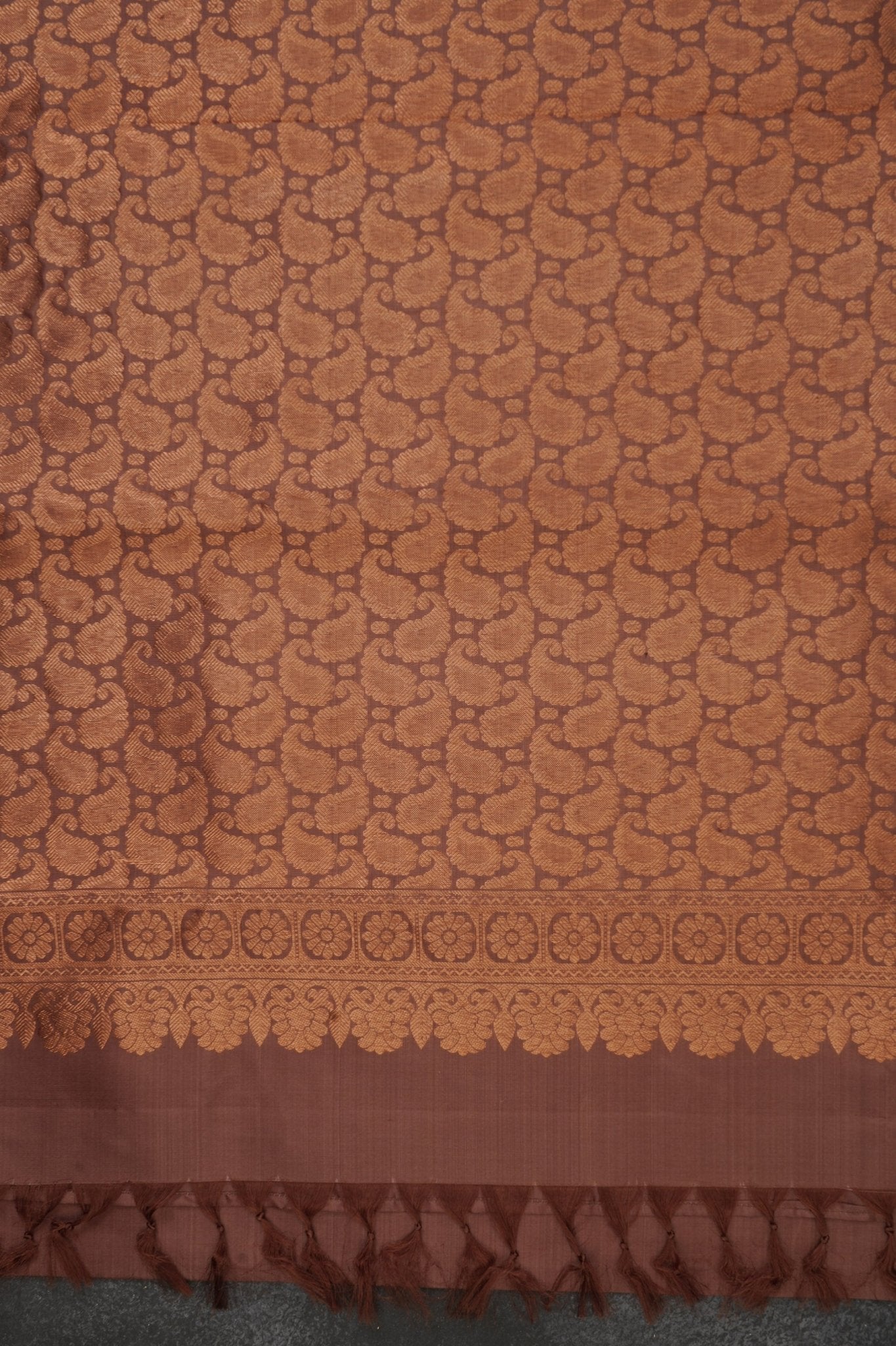 Handcrafted Triple Warp Pure Silk Saree with Box Butties &Grand Pallu Saree JCS Fashions