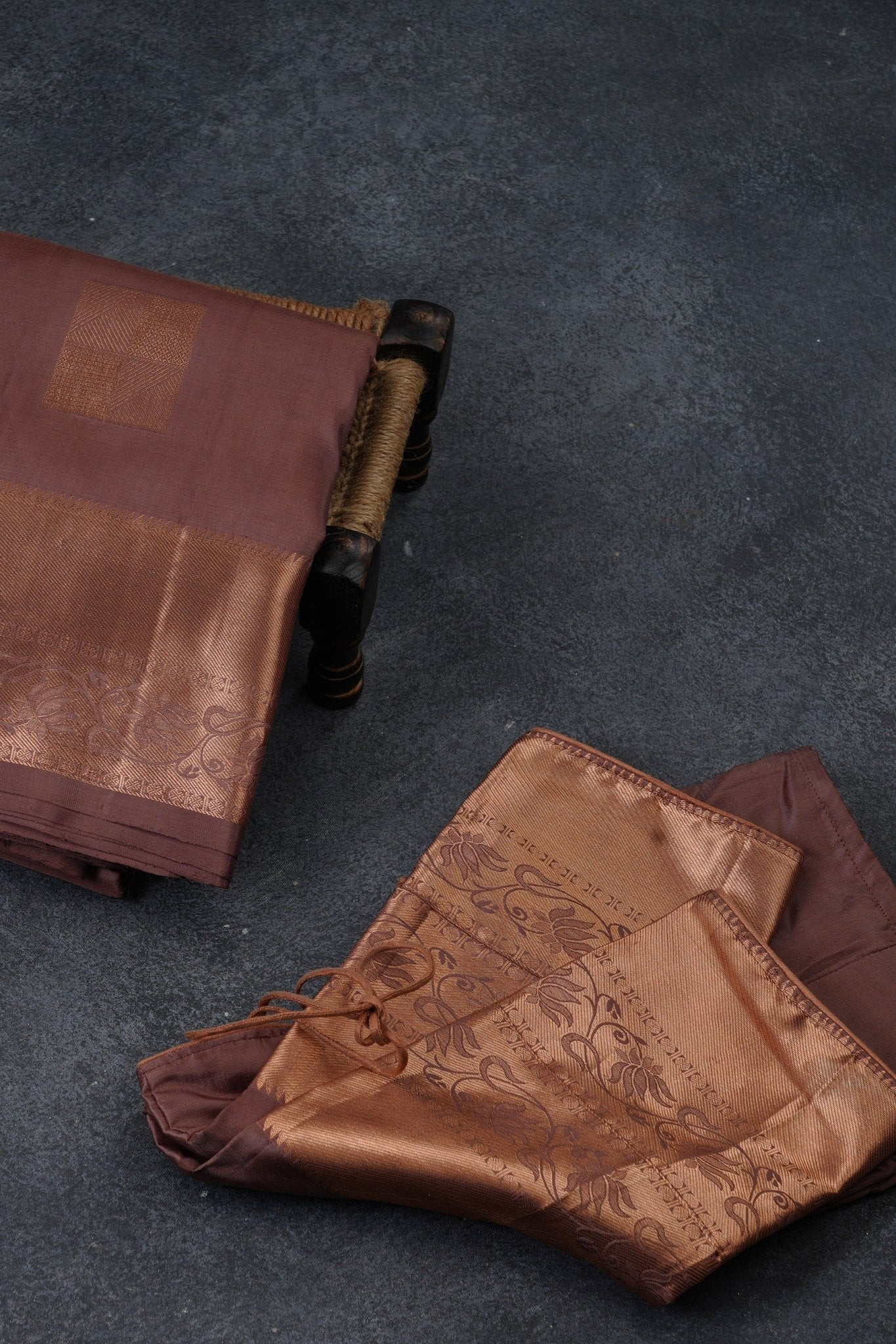 Handcrafted Triple Warp Pure Silk Saree with Box Butties &Grand Pallu Saree JCS Fashions