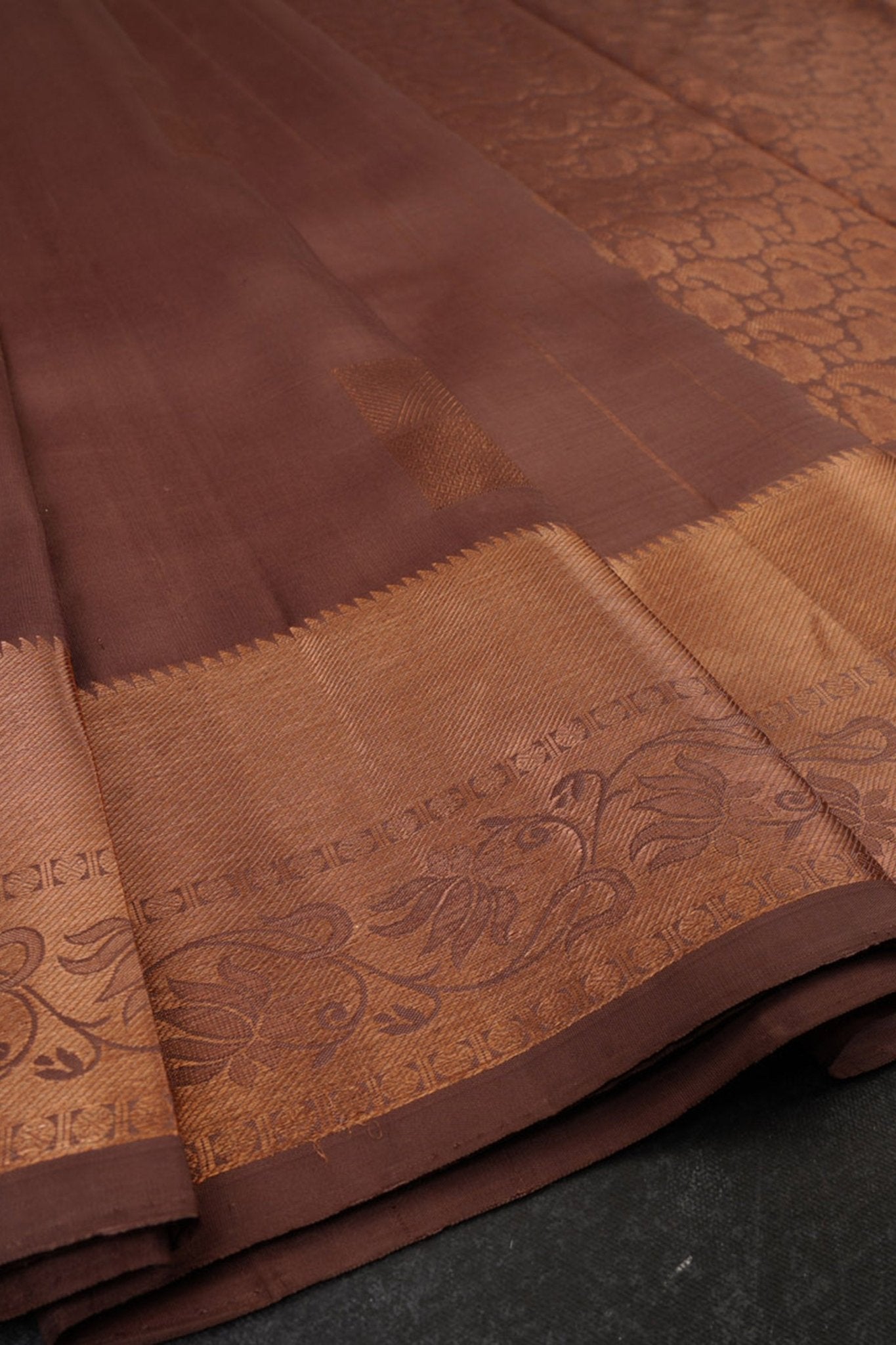 Handcrafted Triple Warp Pure Silk Saree with Box Butties &Grand Pallu Saree JCS Fashions