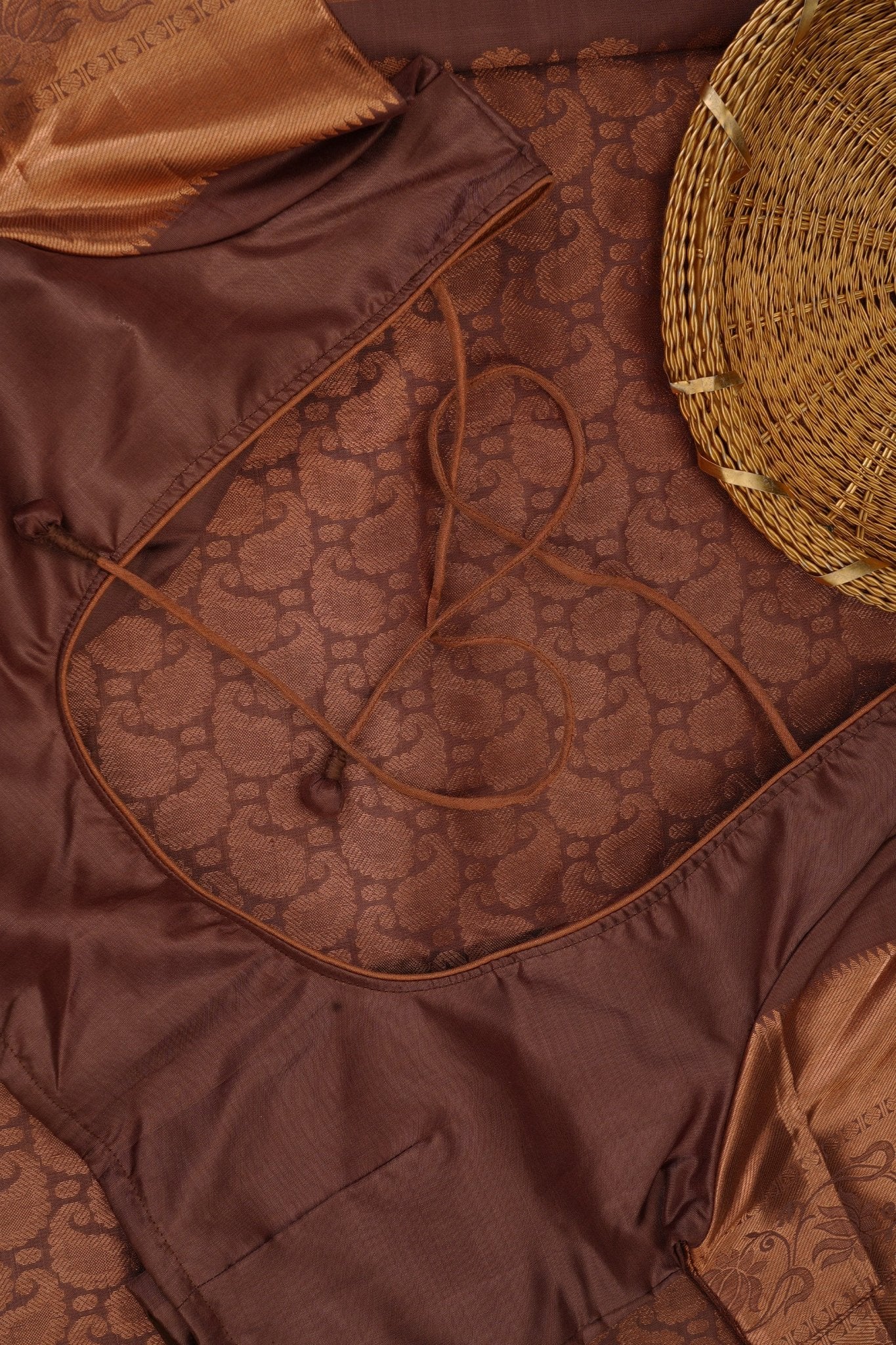 Handcrafted Triple Warp Pure Silk Saree with Box Butties &Grand Pallu Saree JCS Fashions