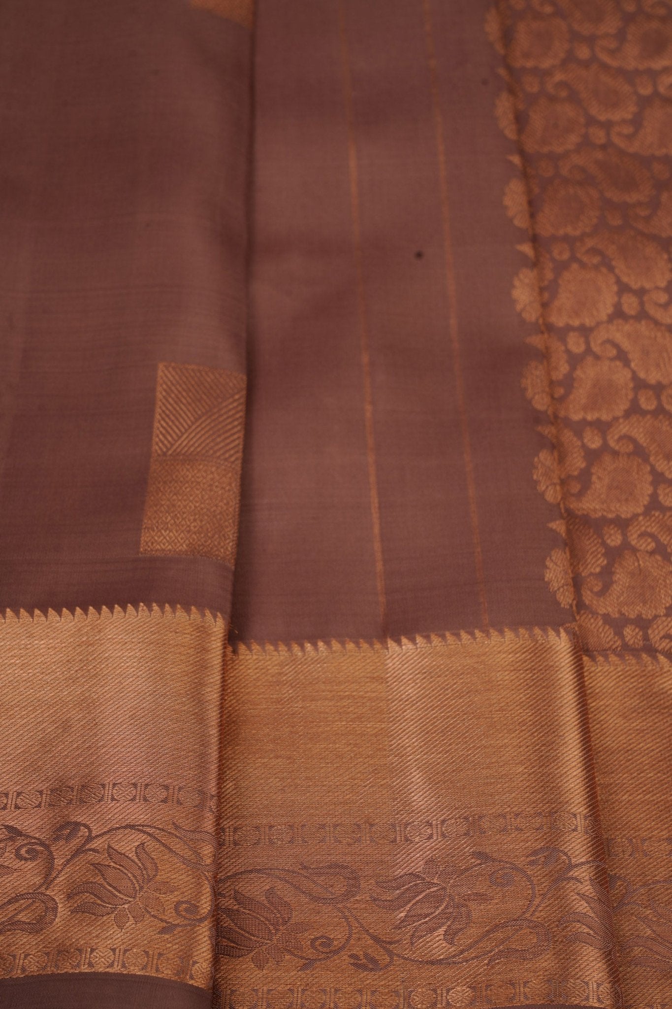 Handcrafted Triple Warp Pure Silk Saree with Box Butties &Grand Pallu Saree JCS Fashions