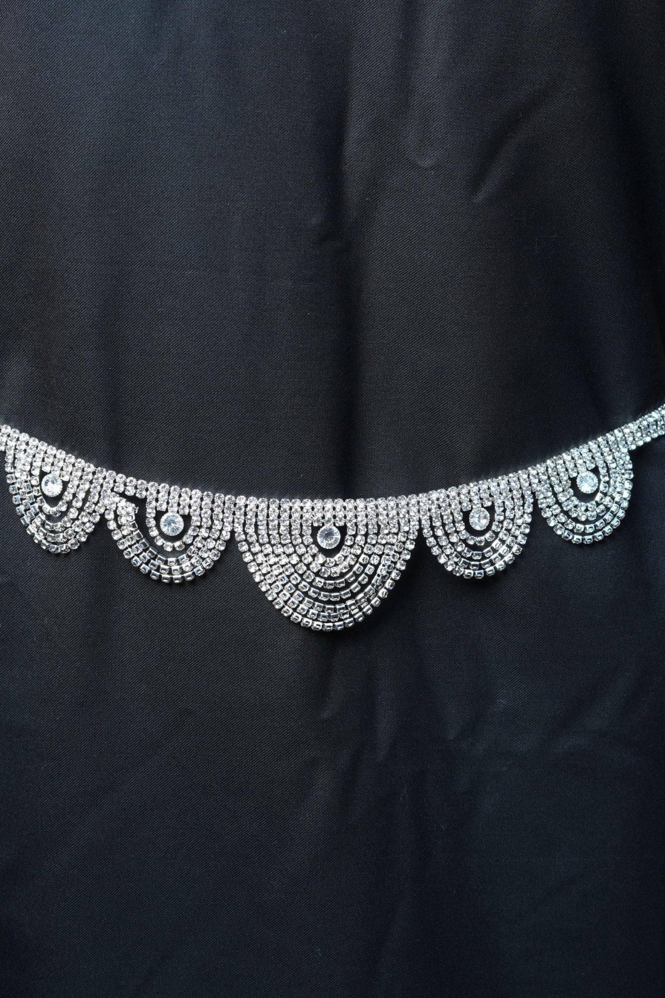 JCS Fashion's High Shine Multi-Layer Glamorous Stone Hip Chain Jewelry JCS Fashions