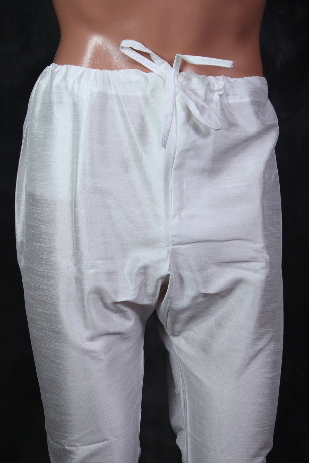 JCS Fashions Men's White Silk Pyjama - Ultimate Comfort & Timeless Style Men JCS Fashions