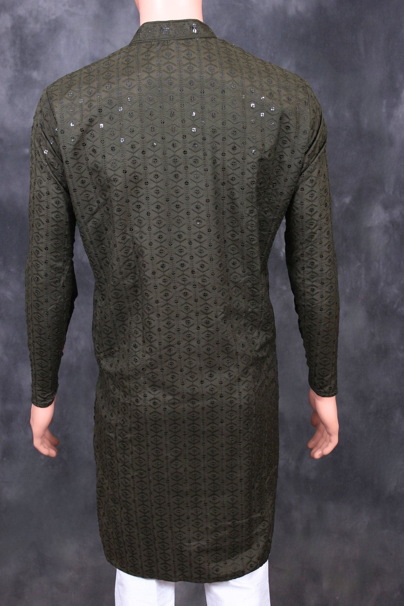 JCS Men's Lakhnavi Kurta–Luxurious & Versatile Indian Heritage Attire Men JCS Fashions