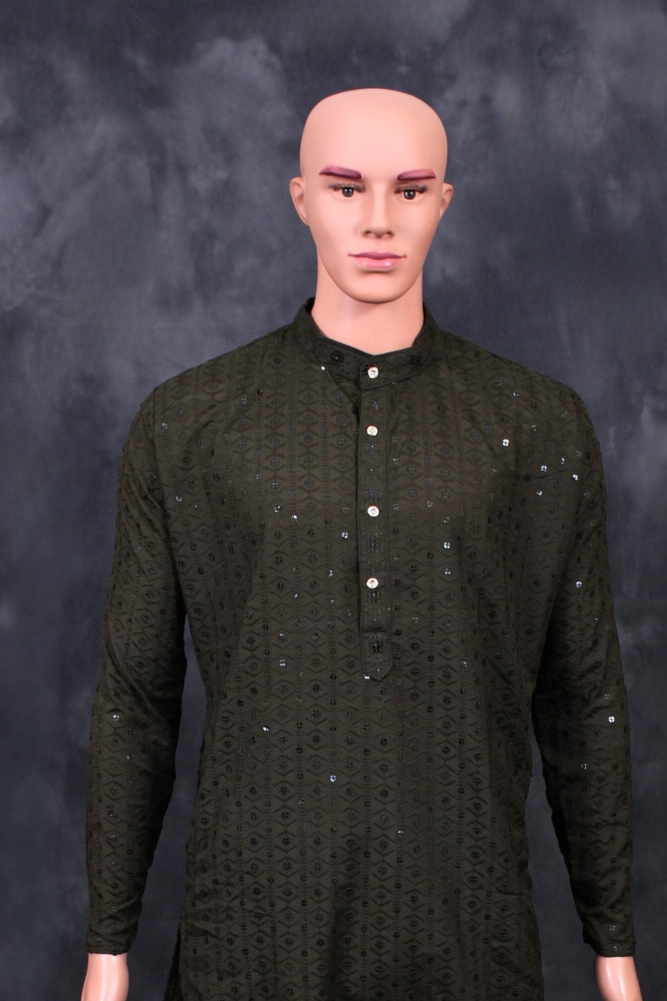 JCS Men's Lakhnavi Kurta–Luxurious & Versatile Indian Heritage Attire Men JCS Fashions