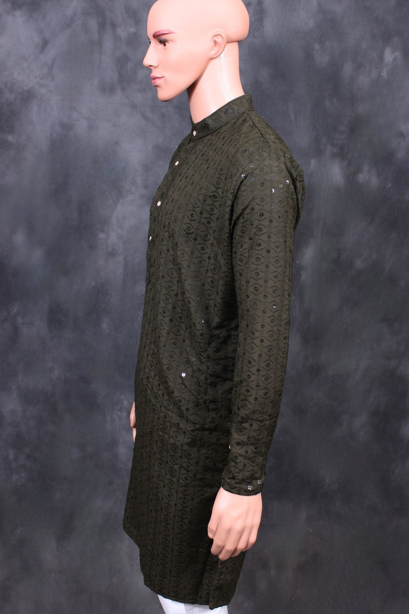 JCS Men's Lakhnavi Kurta–Luxurious & Versatile Indian Heritage Attire Men JCS Fashions