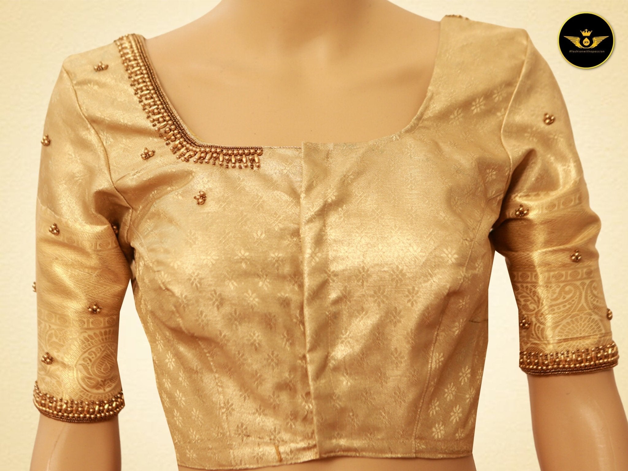 Kanchipuram Semi Bridal Saree With Rich Pallu And Blouse SAREE JCS Fashions