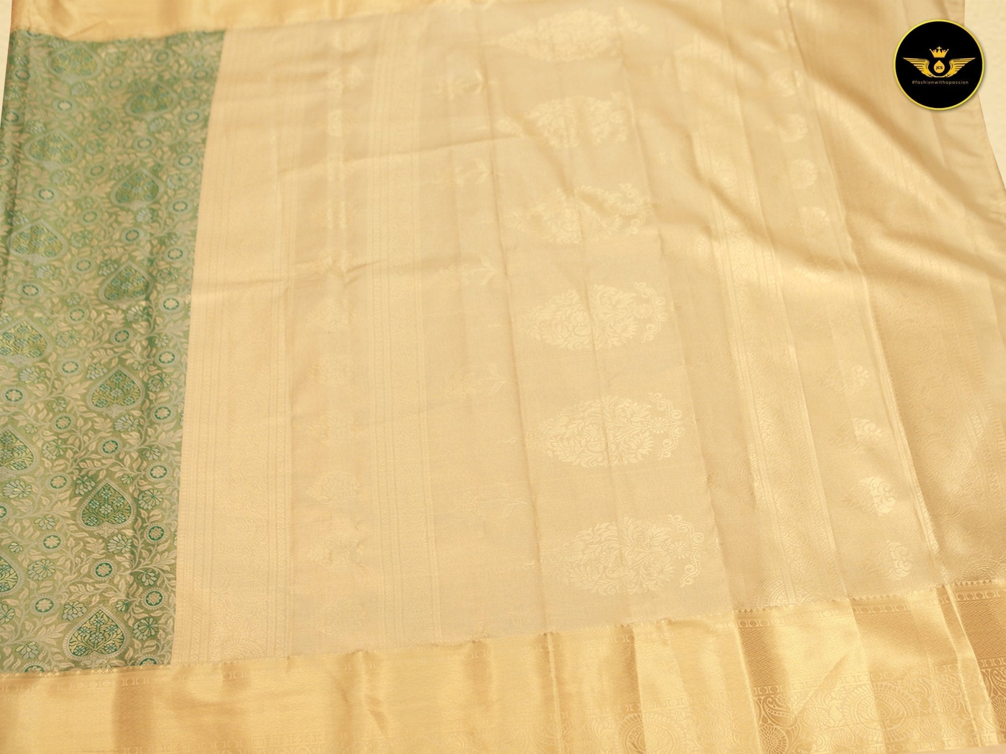 Kanchipuram Semi Bridal Saree With Rich Pallu And Blouse SAREE JCS Fashions