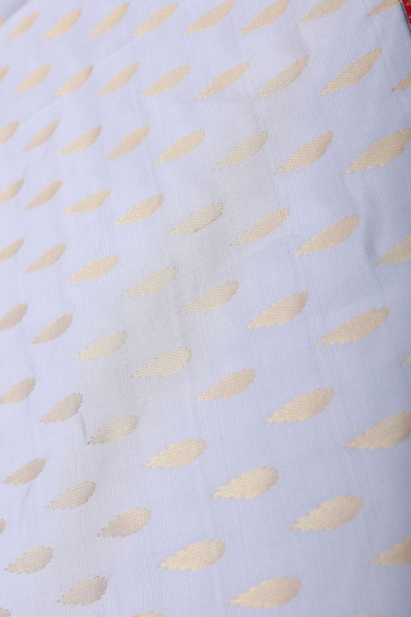 Korvai Buttis Semi Silk Saree - Designer Tassels & Maggam Work Blouse SAREE JCS Fashions