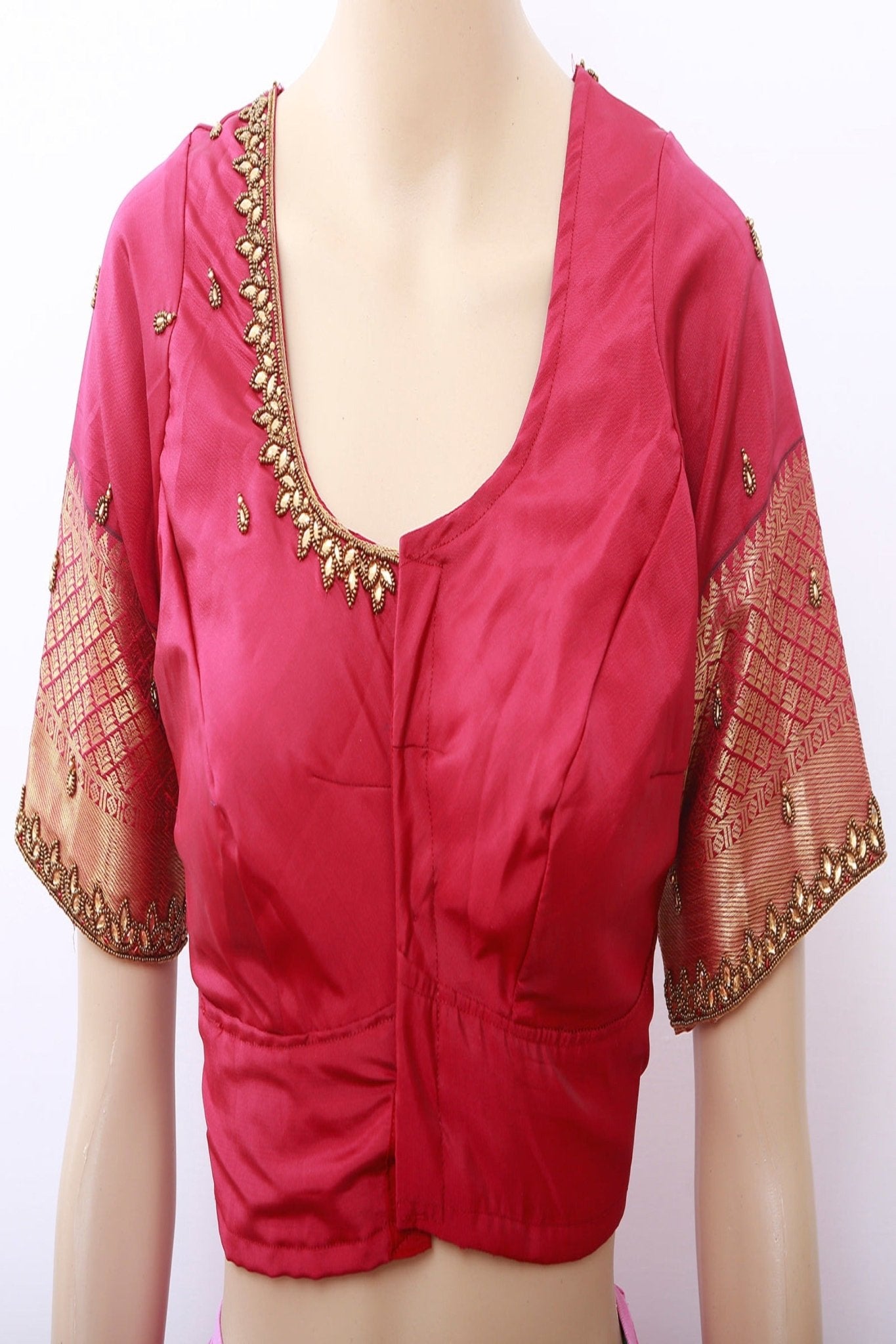 Korvai Buttis Semi Silk Saree - Designer Tassels & Maggam Work Blouse SAREE JCS Fashions