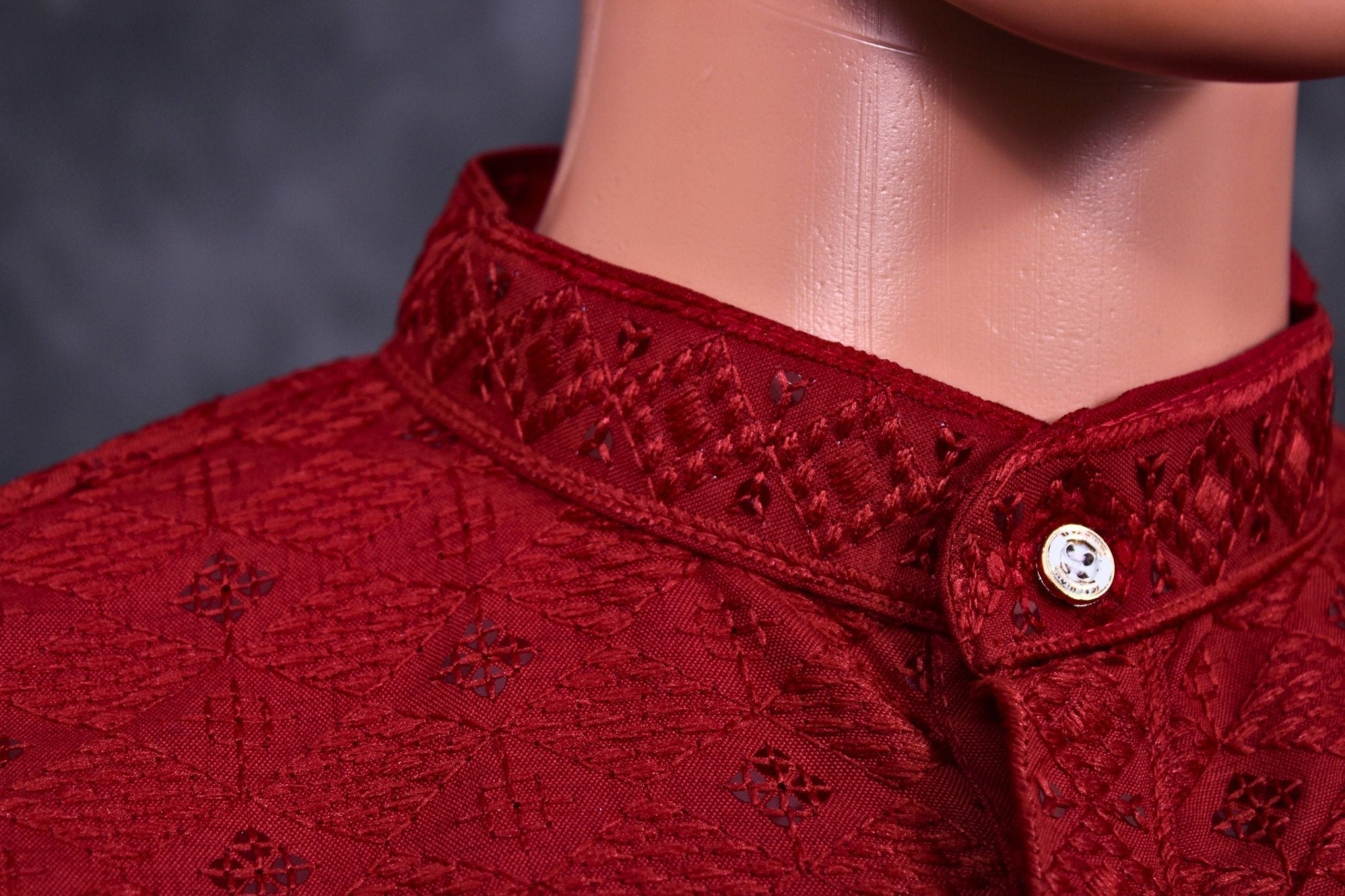 Luxurious Men's Lakhnavi Kurta with Resham & Sequin Detail - JCSFashions Men JCS Fashions