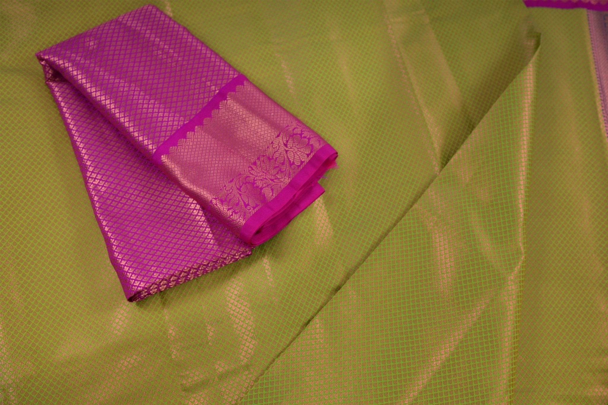 Luxurious Pure Kanchipuram Silk Saree with Golden Zari Detailing Saree JCS Fashions