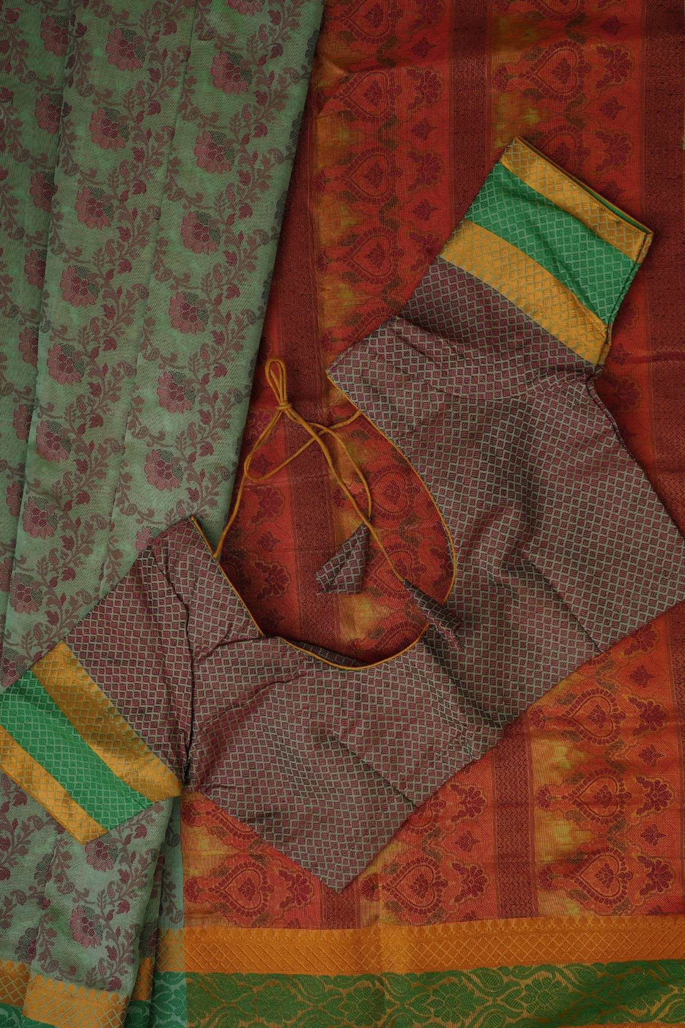 Luxurious Semi Dupion Silk Saree with Rich Adornments Saree JCS Fashions