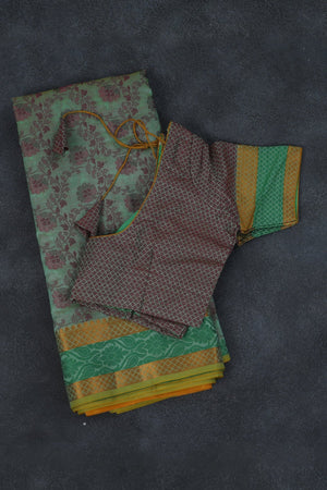 Luxurious Semi Dupion Silk Saree with Rich Adornments