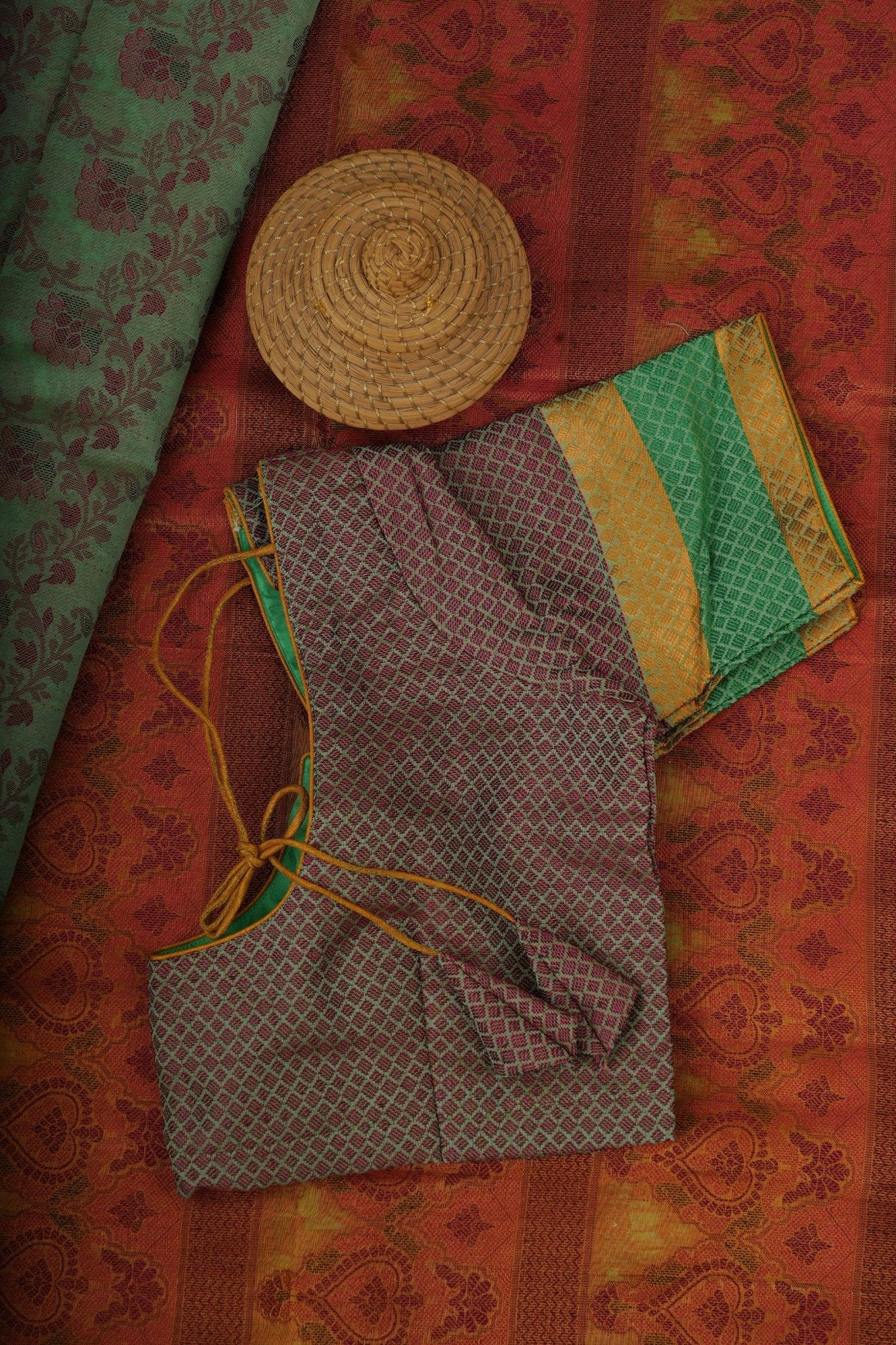 Luxurious Semi Dupion Silk Saree with Rich Adornments Saree JCS Fashions