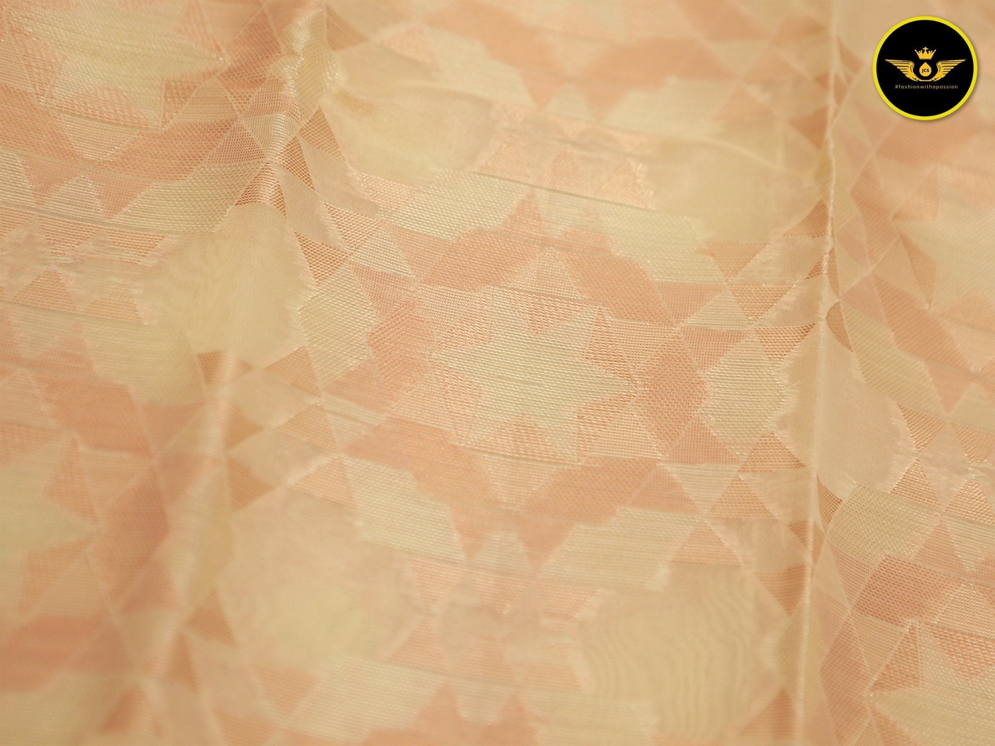 Luxurious Semi-Silk Saree with Contrast Borders & Stitched Blouse Saree JCS Fashions