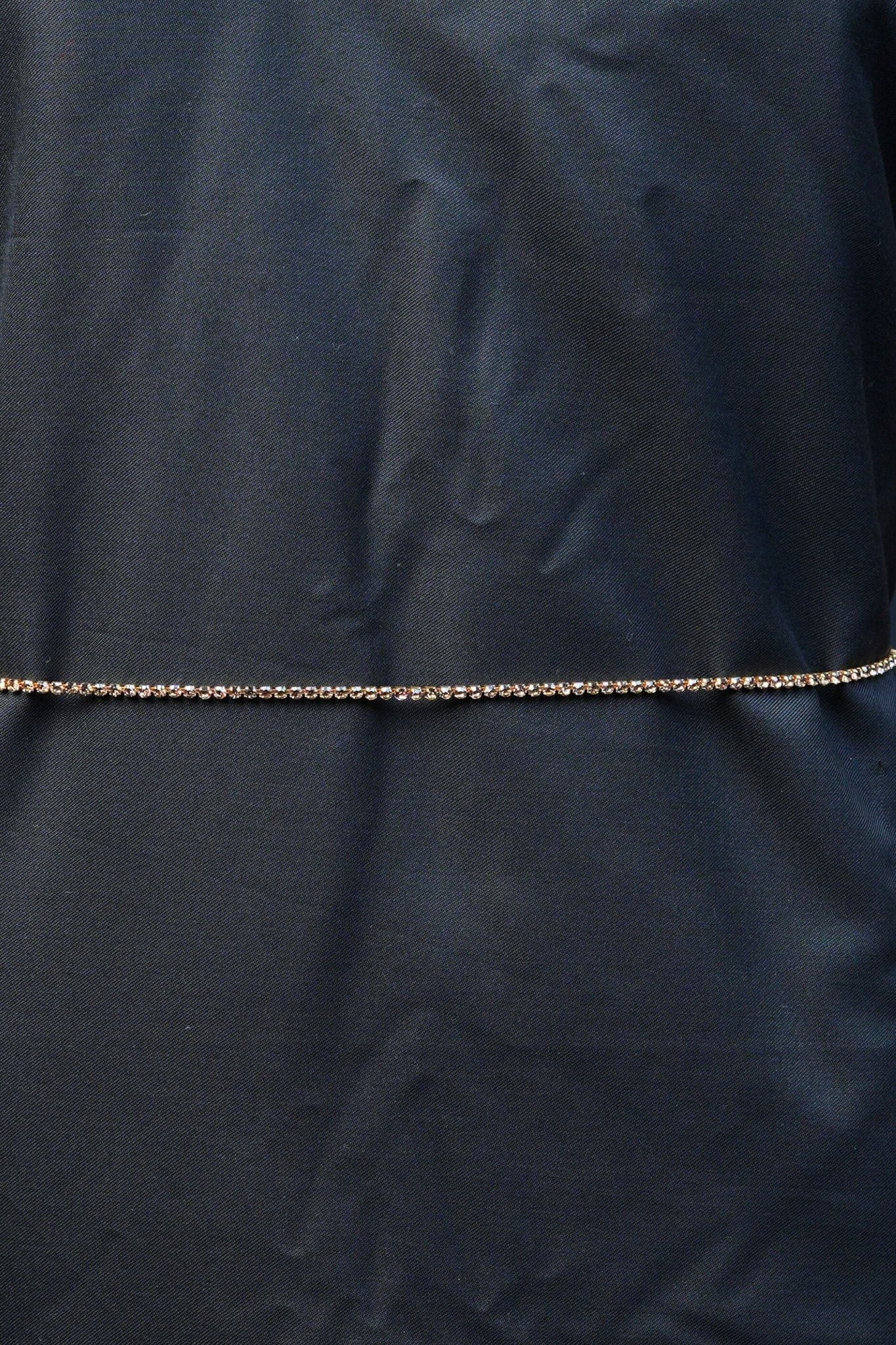 Luxury in Links: Gold Hip Chain with Glistening Gold Stones |JCSFashions Jewelry JCS Fashions