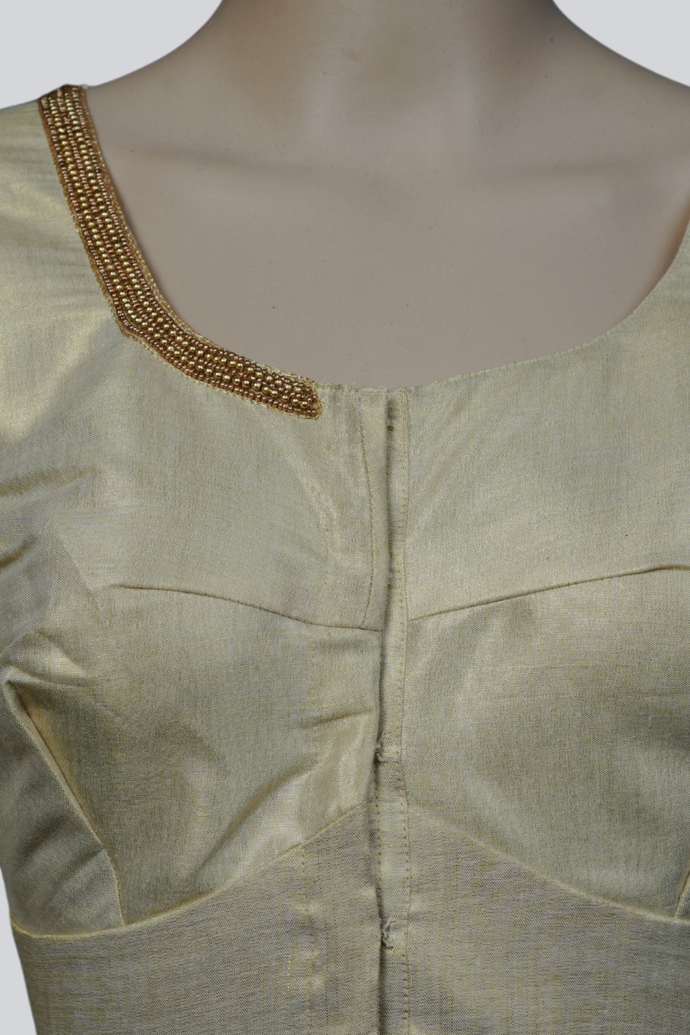 Maggam Work Blouse with Heavy Embellishments and Fancy Tassels Blouse JCS Fashions