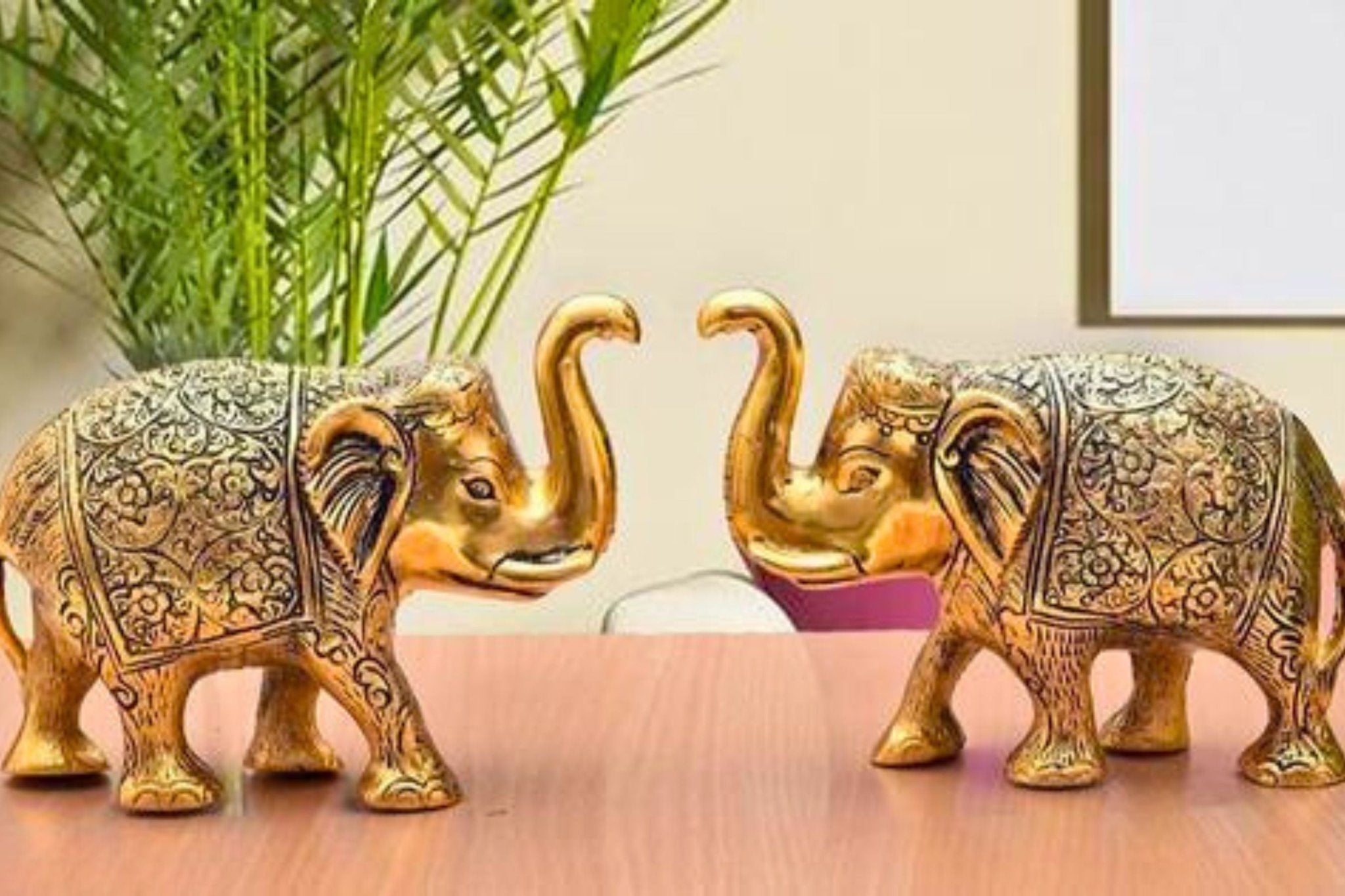 Majestic Handcrafted Metal Showpieces & Collectibles by JCS Fashions Gift JCS Fashions Gold 14 * 12.5 * 6