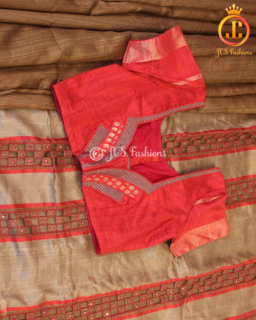 Matka Silk Saree with Cut Work Pallu |JCS Fashions SAREE JCS Fashions