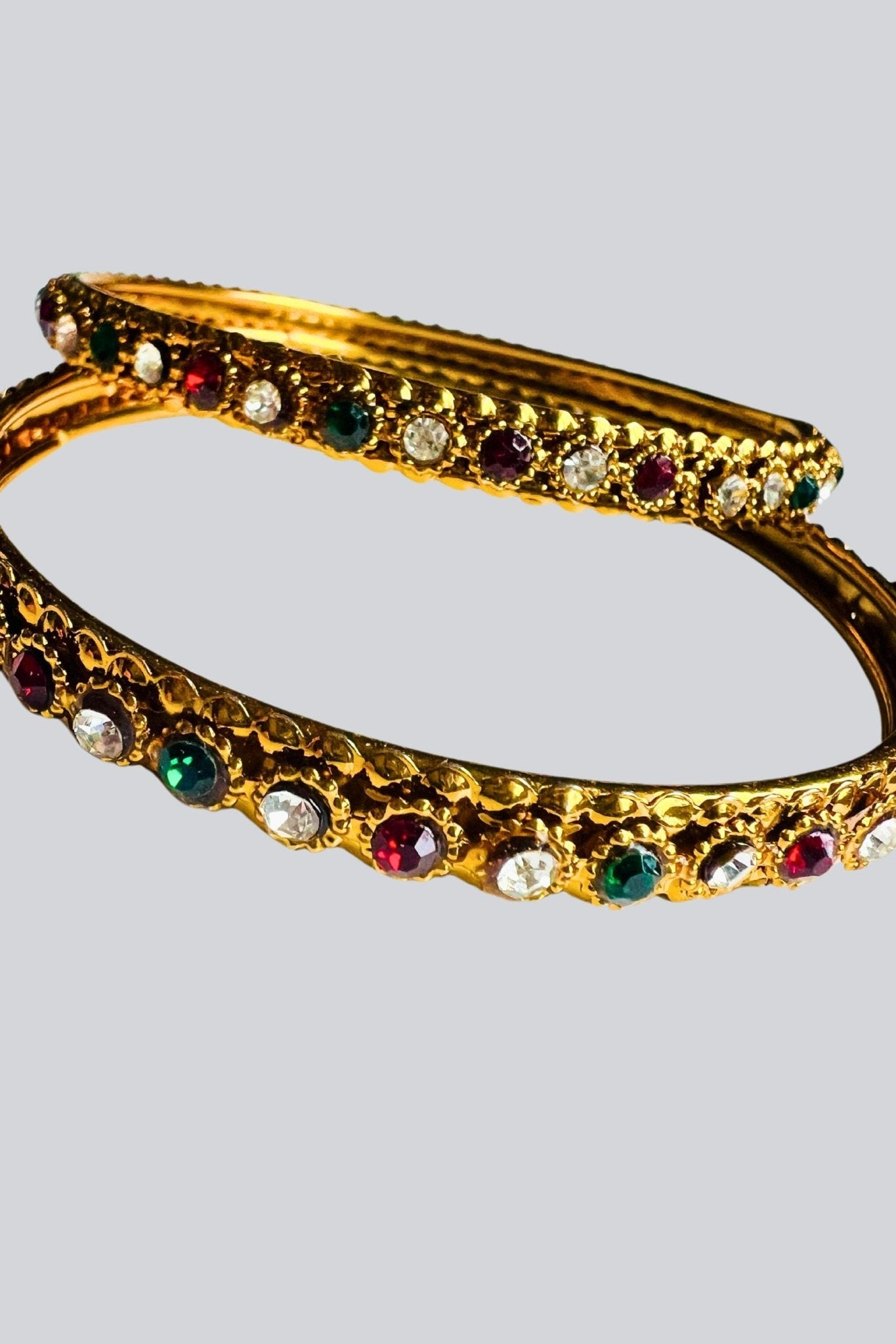 Matte Finish Stone Bangles: Handcrafted Elegance for Casual Wear Jewelry JCS Fashions