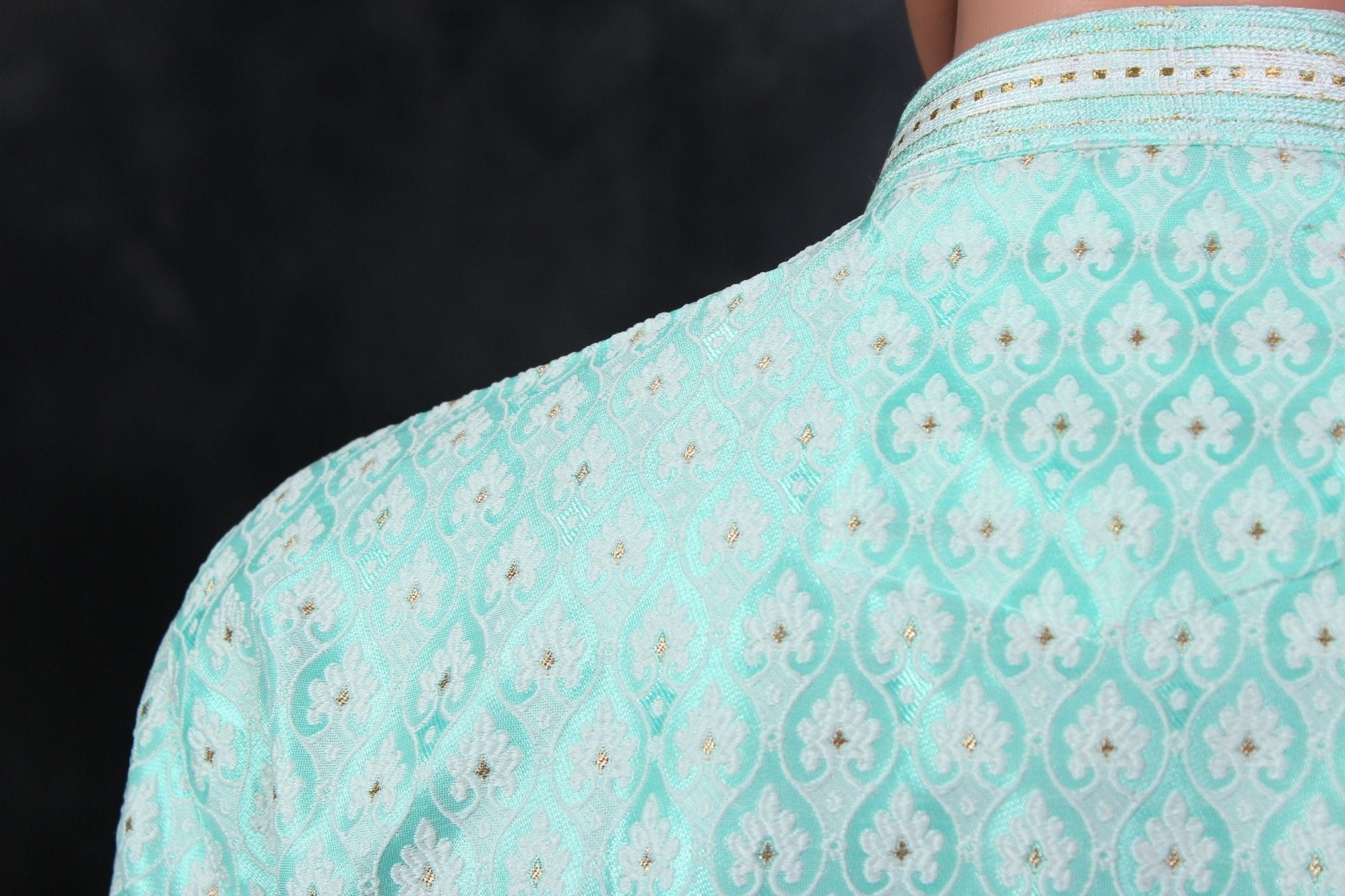 Men's Classic Jacquard Kurta: Luxurious, Intricate Weaving for Weddings Men JCS Fashions