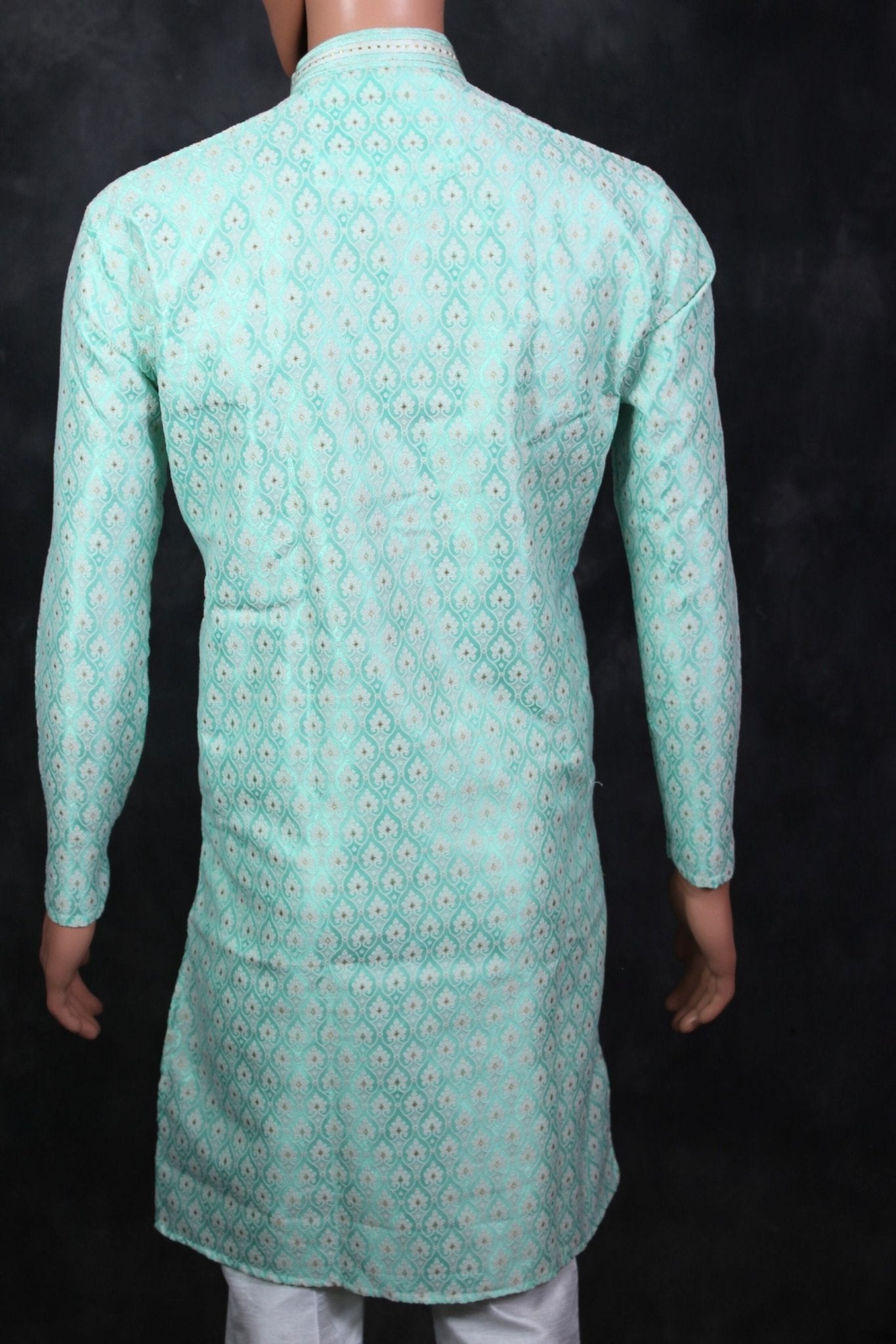 Men's Classic Jacquard Kurta: Luxurious, Intricate Weaving for Weddings Men JCS Fashions