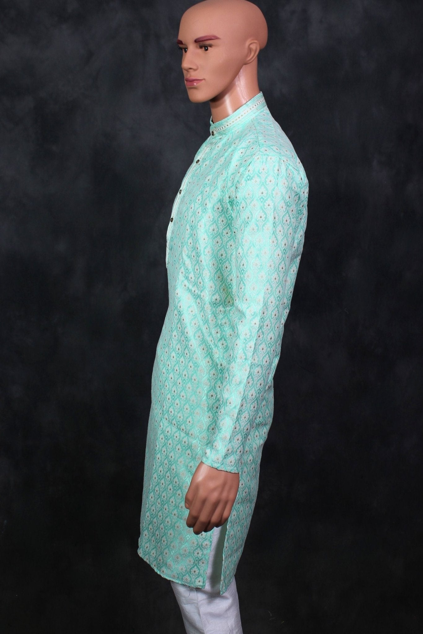 Men's Classic Jacquard Kurta: Luxurious, Intricate Weaving for Weddings Men JCS Fashions