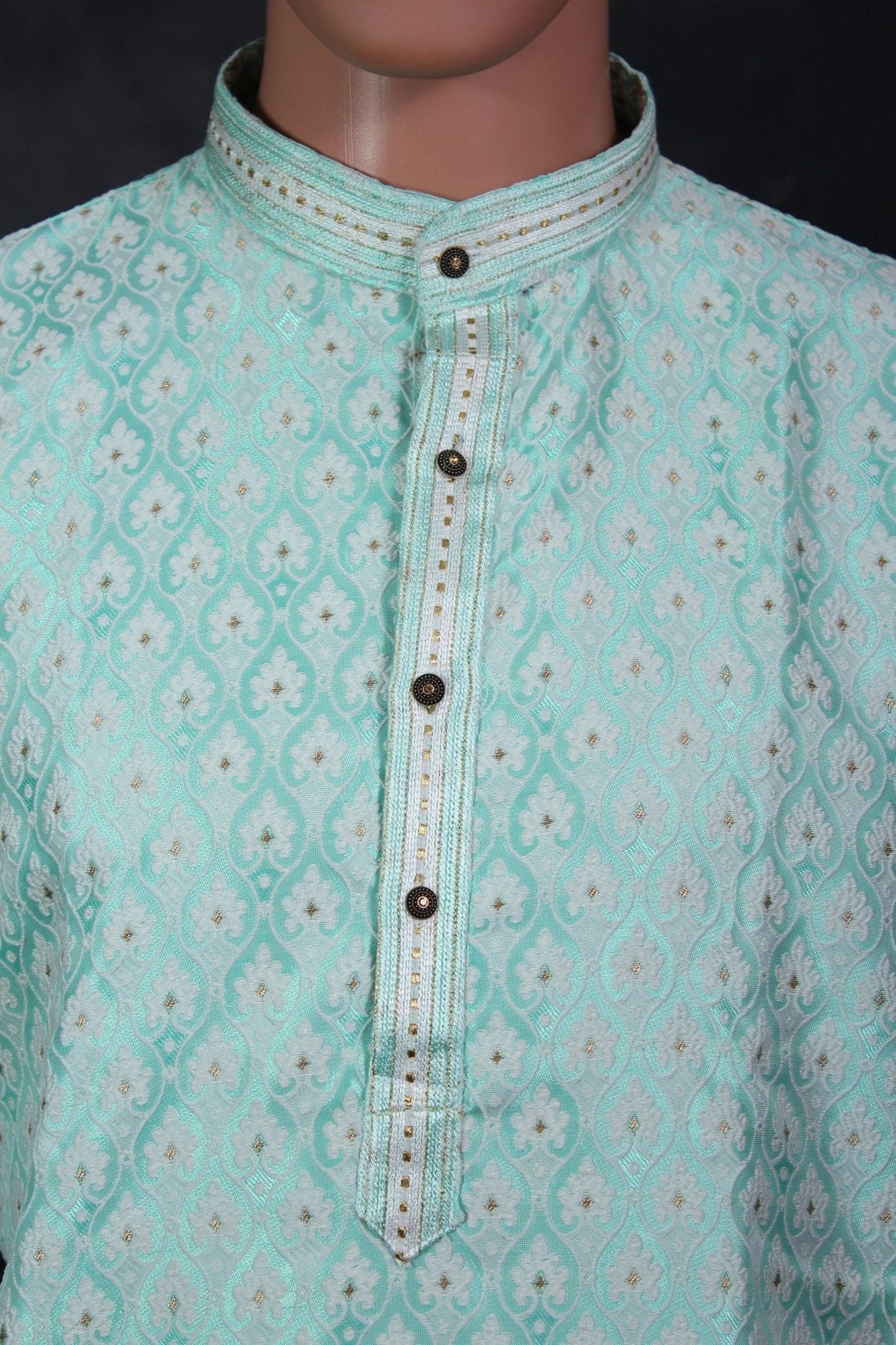 Men's Classic Jacquard Kurta: Luxurious, Intricate Weaving for Weddings Men JCS Fashions