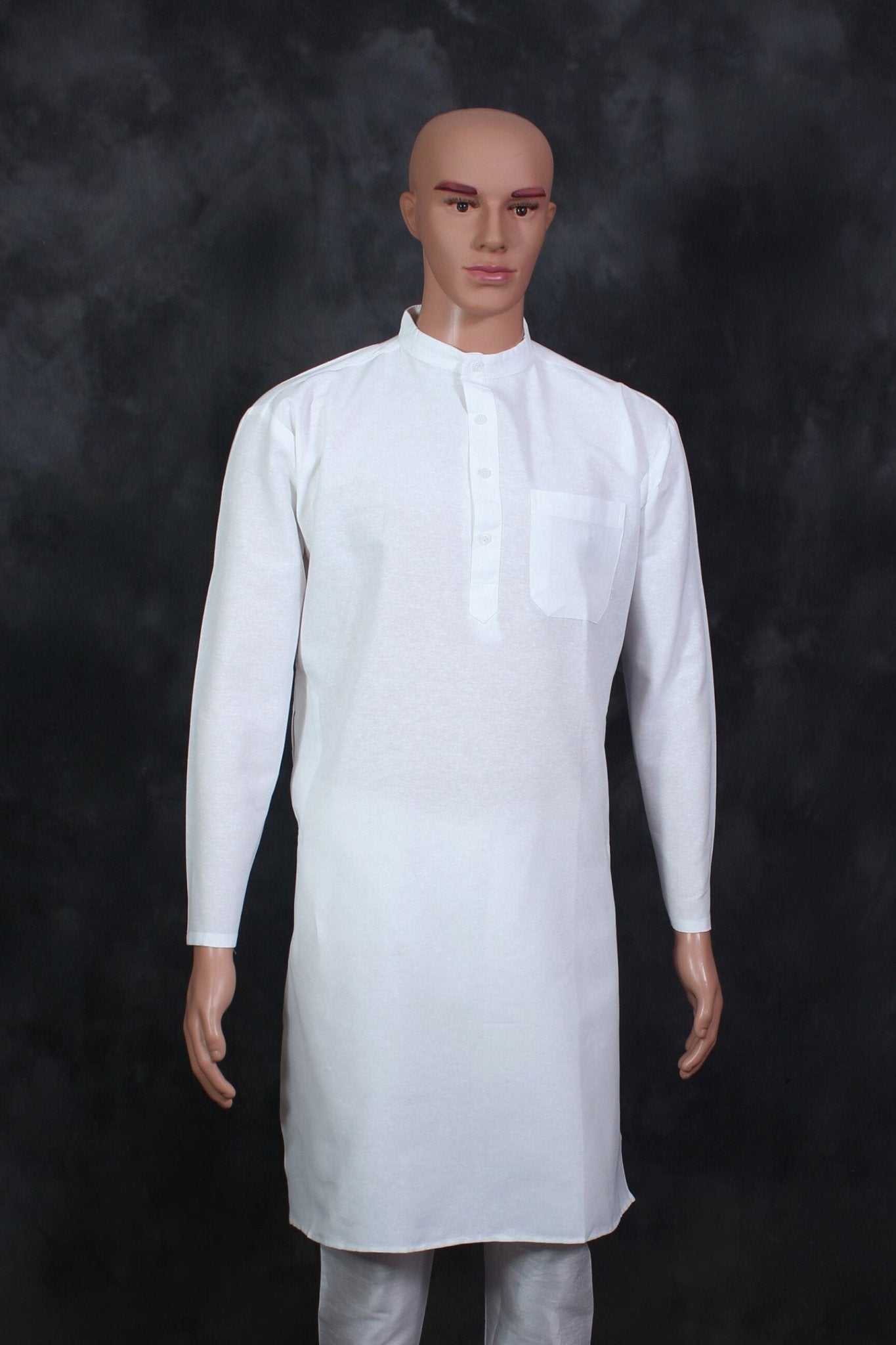 Men's Cotton Kurta from JCSFashions - Perfect for All Occasions Men JCS Fashions White X-Large (42)