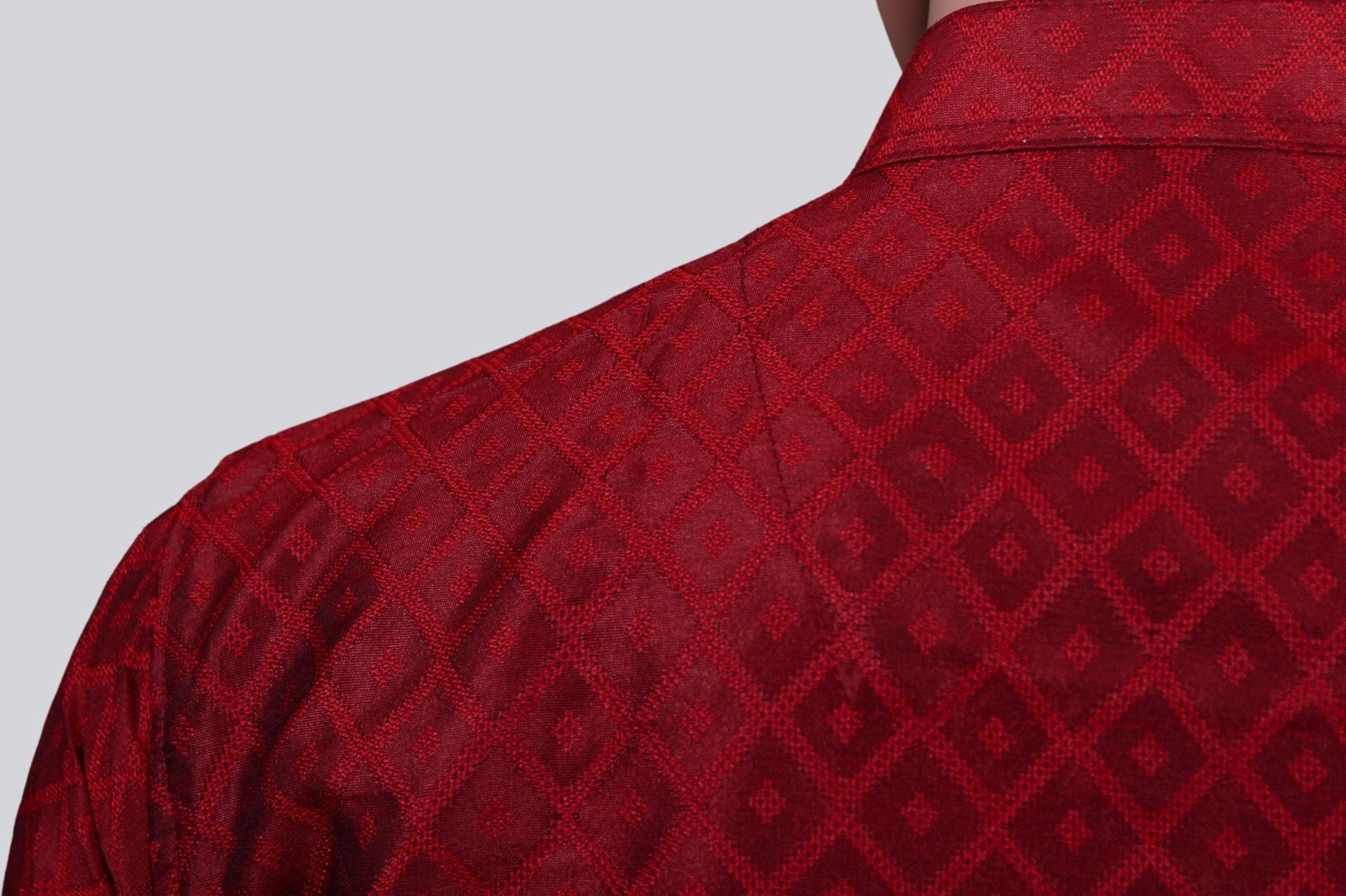 Men's Diamond Pattern Kurta: Ethnic Elegance Meets Modern Comfort Men JCS Fashions