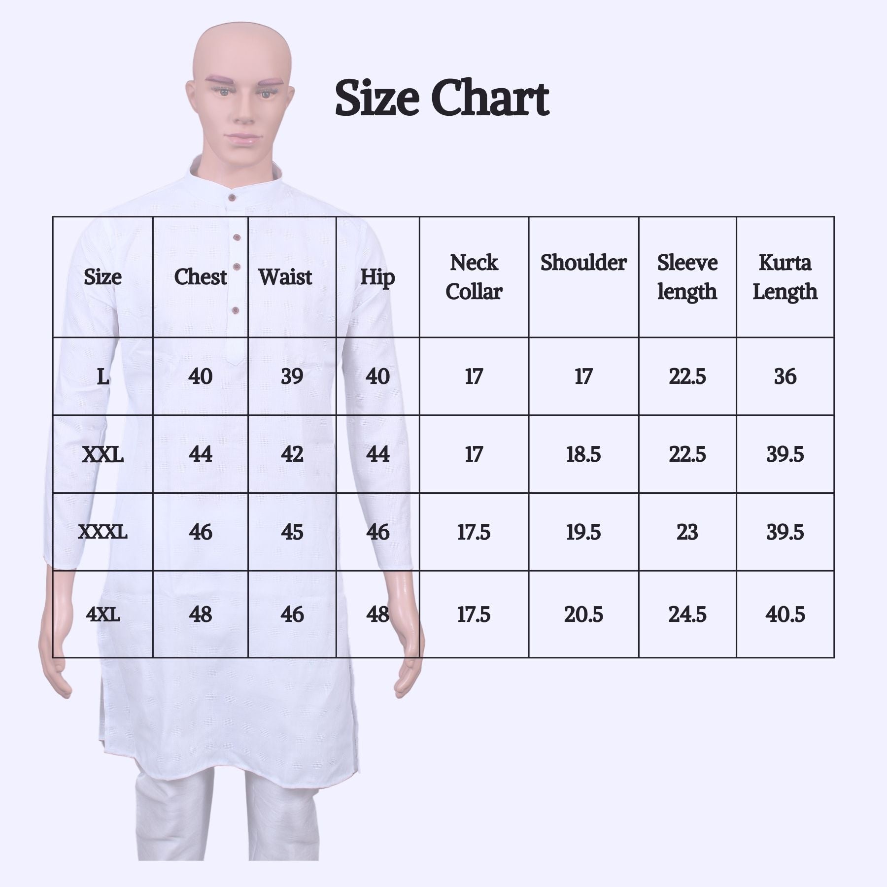 Men's Elegant Diamond Patterned 100% Cotton Kurta - JCS Fashions Men JCS Fashions