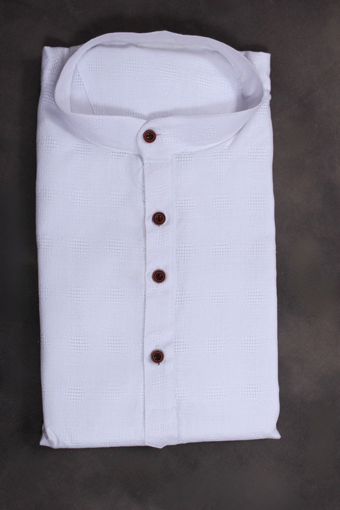 Men's Elegant Diamond Patterned 100% Cotton Kurta - JCS Fashions Men JCS Fashions