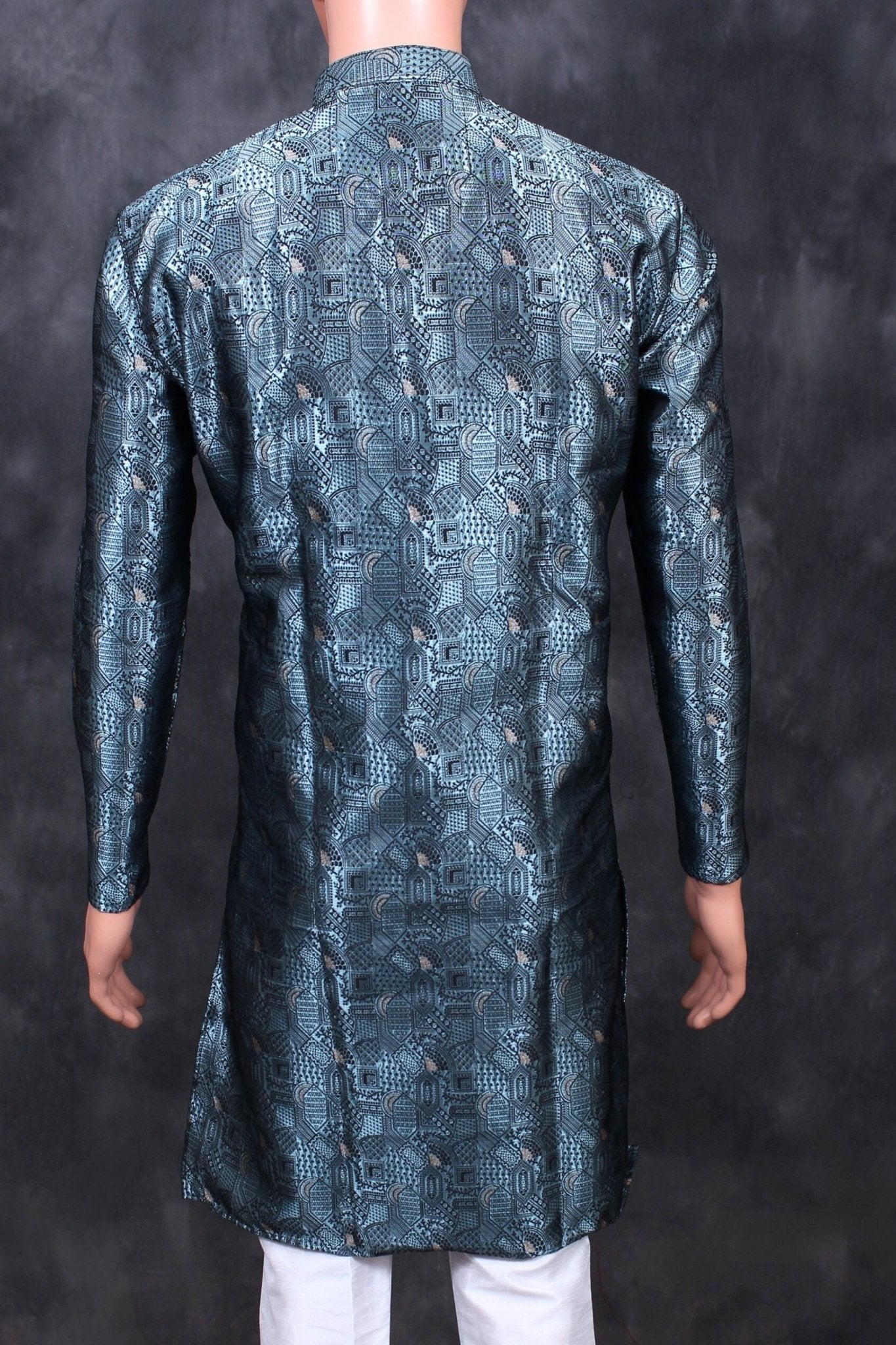 Men's Elegant Jacquard Kurta for Weddings & Festive Events -JCS Fashions Men JCS Fashions