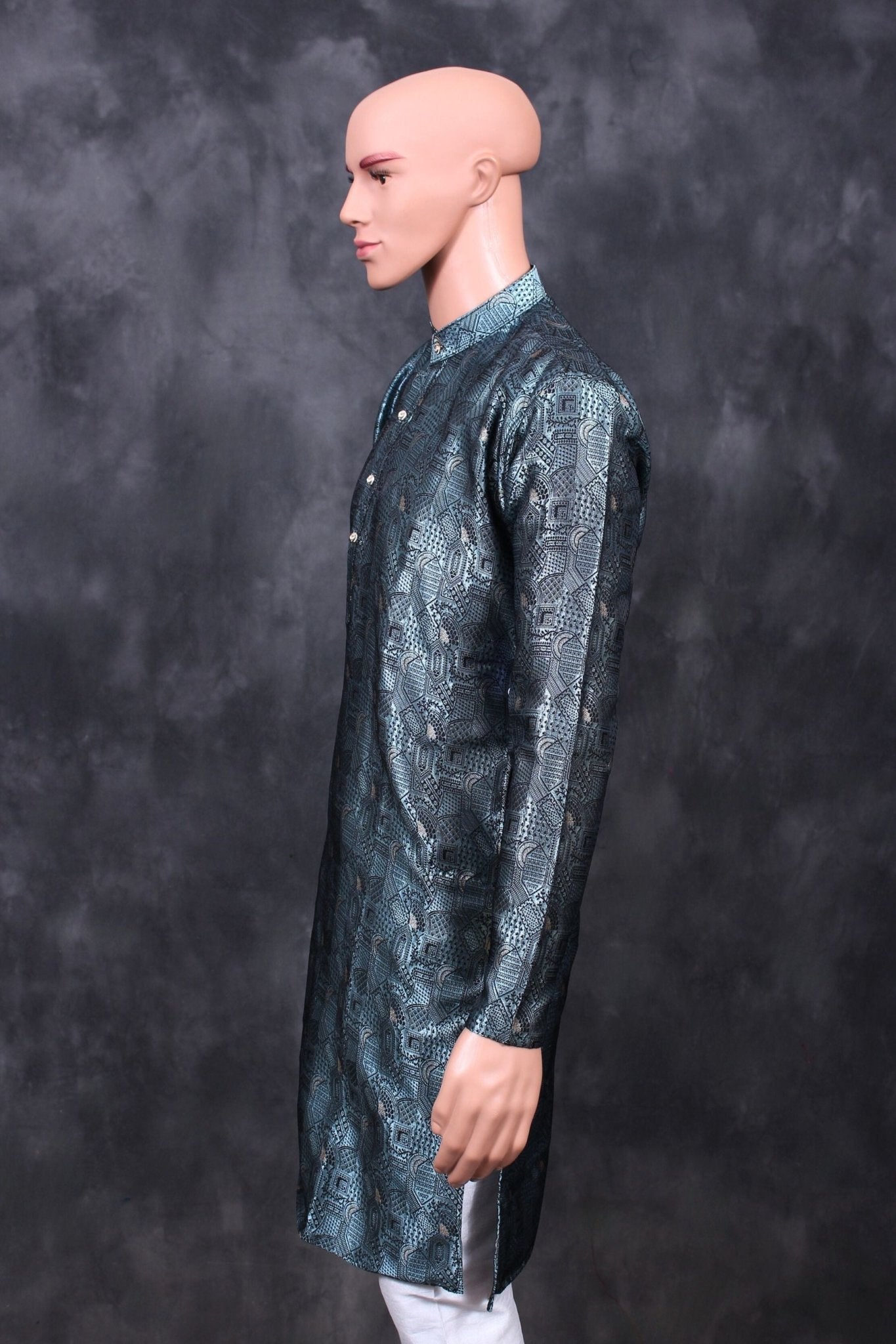 Men's Elegant Jacquard Kurta for Weddings & Festive Events -JCS Fashions Men JCS Fashions