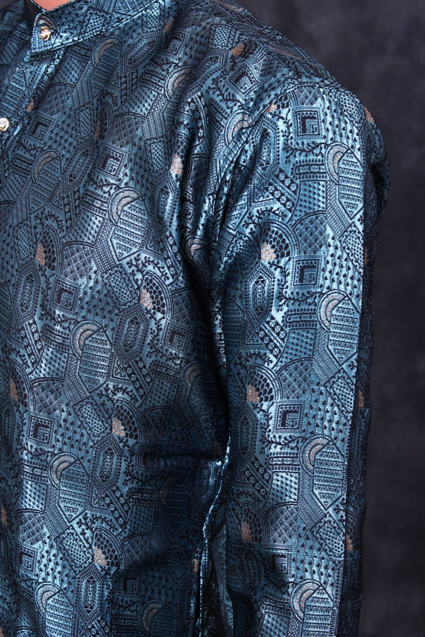 Men's Elegant Jacquard Kurta for Weddings & Festive Events -JCS Fashions Men JCS Fashions