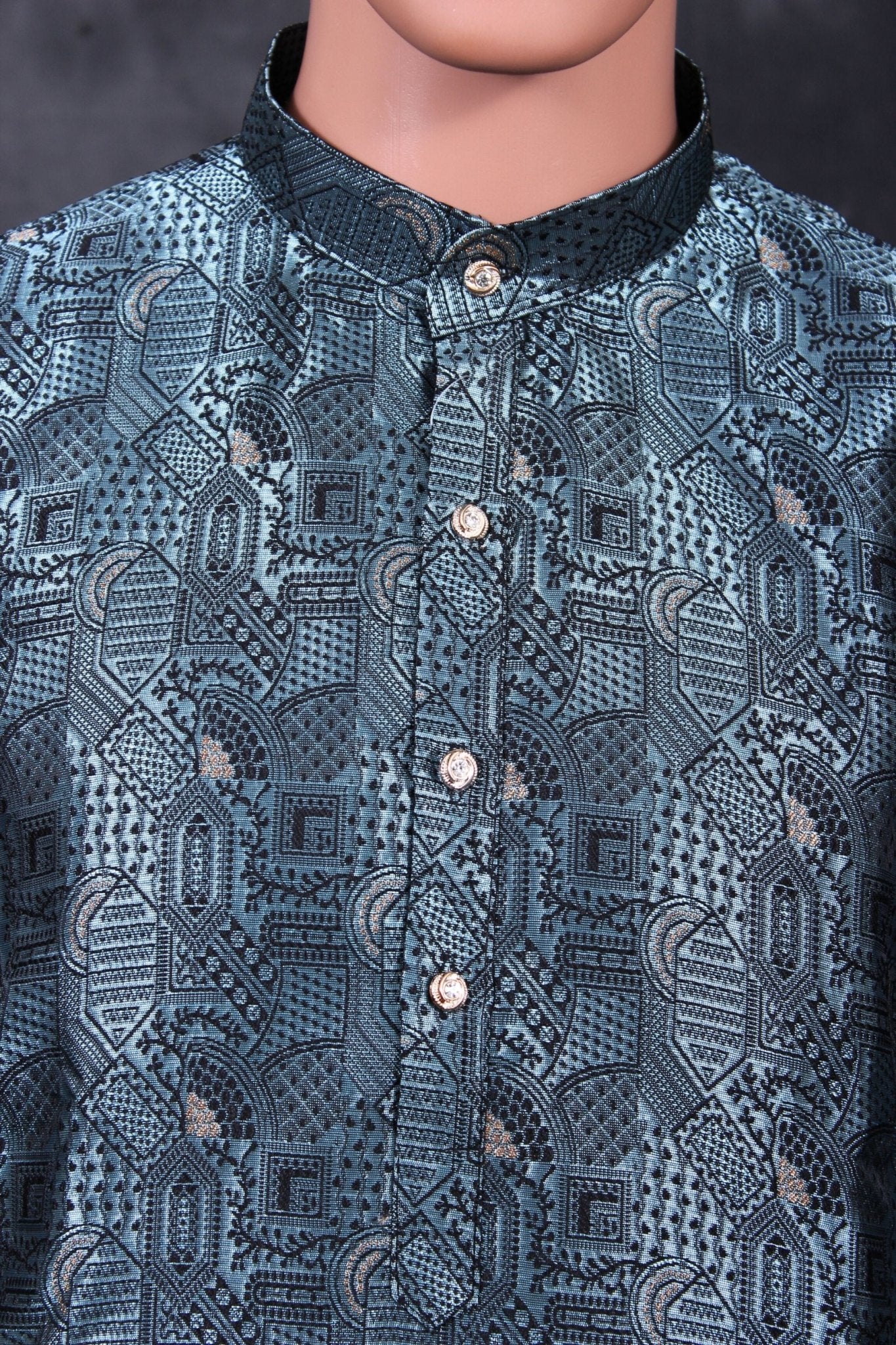 Men's Elegant Jacquard Kurta for Weddings & Festive Events -JCS Fashions Men JCS Fashions